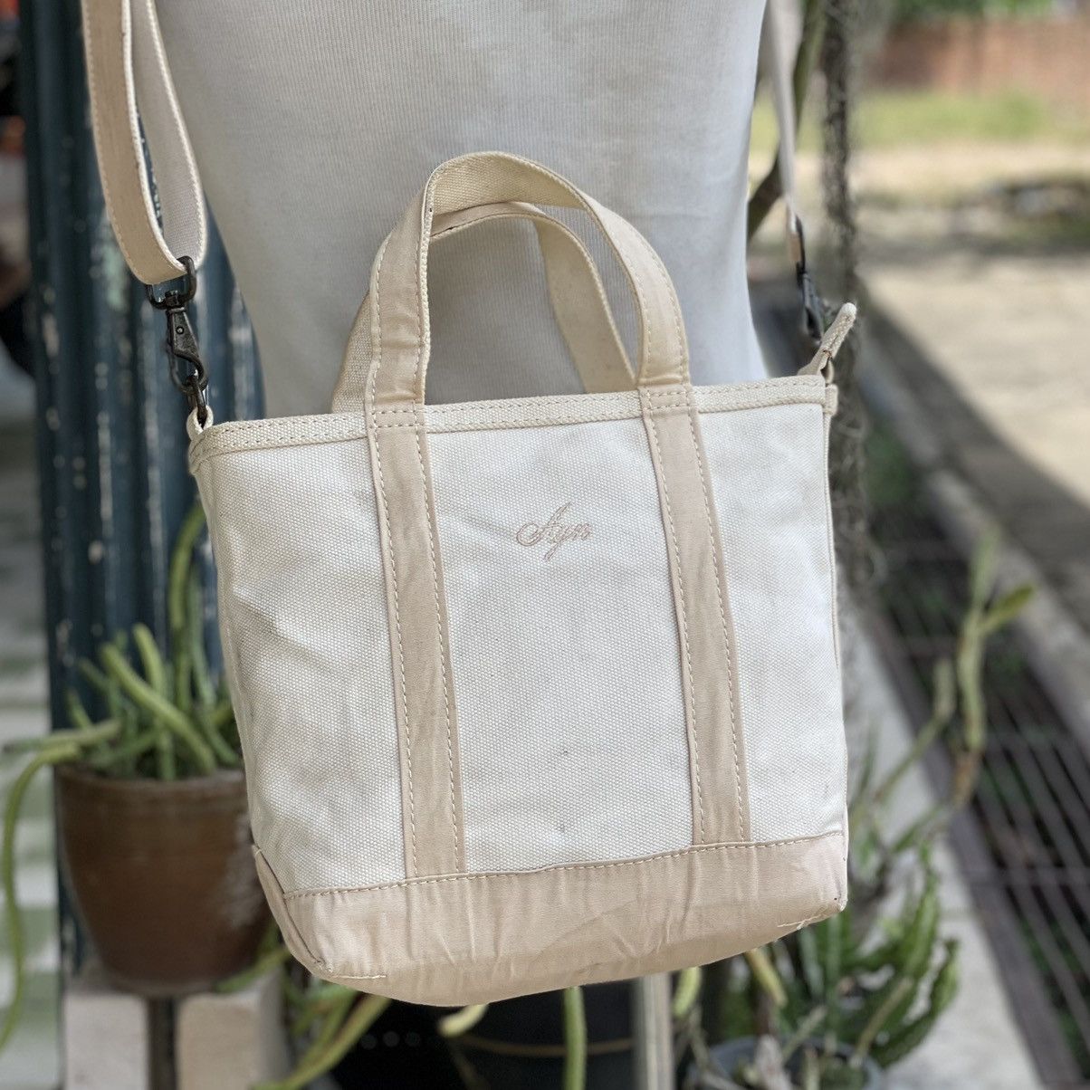L.L. Bean L.L.Bean Zipper Canvas 2-Way Tote Bag Size ONE SIZE - 2 Thumbnail