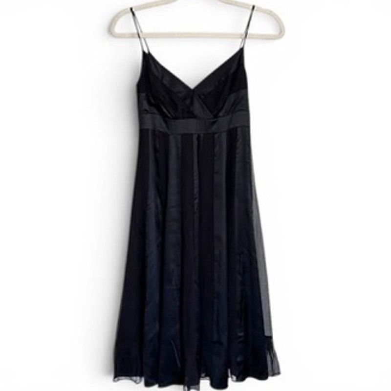 Diane von Furstenberg Diane Von Furstenberg Black Silk "ROMA" Fit & Flare Dress Size XS / US 0-2 / IT 36-38 - 1 Thumbnail
