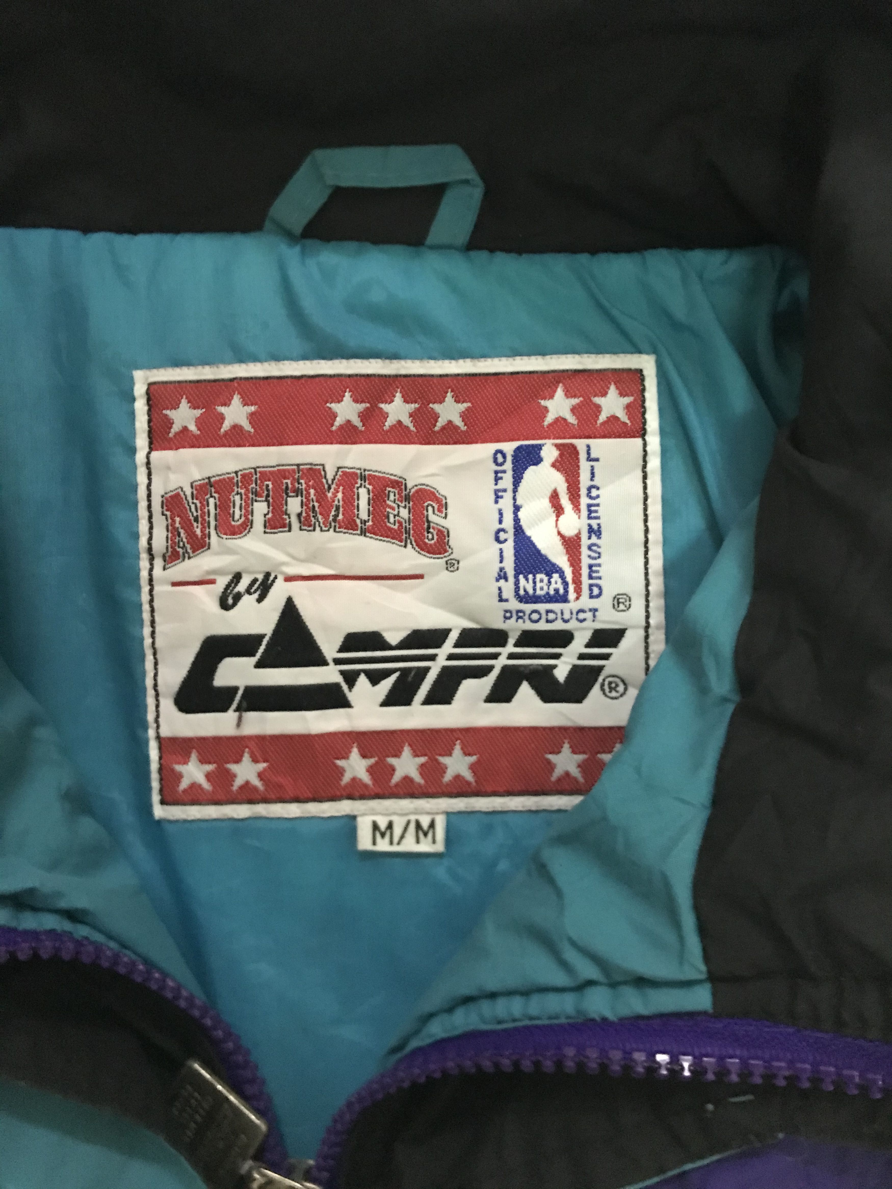 NBA Vintage Nba Charlotte Nutmeg Light Jacket Rare Design Size US M / EU 48-50 / 2 - 6 Thumbnail