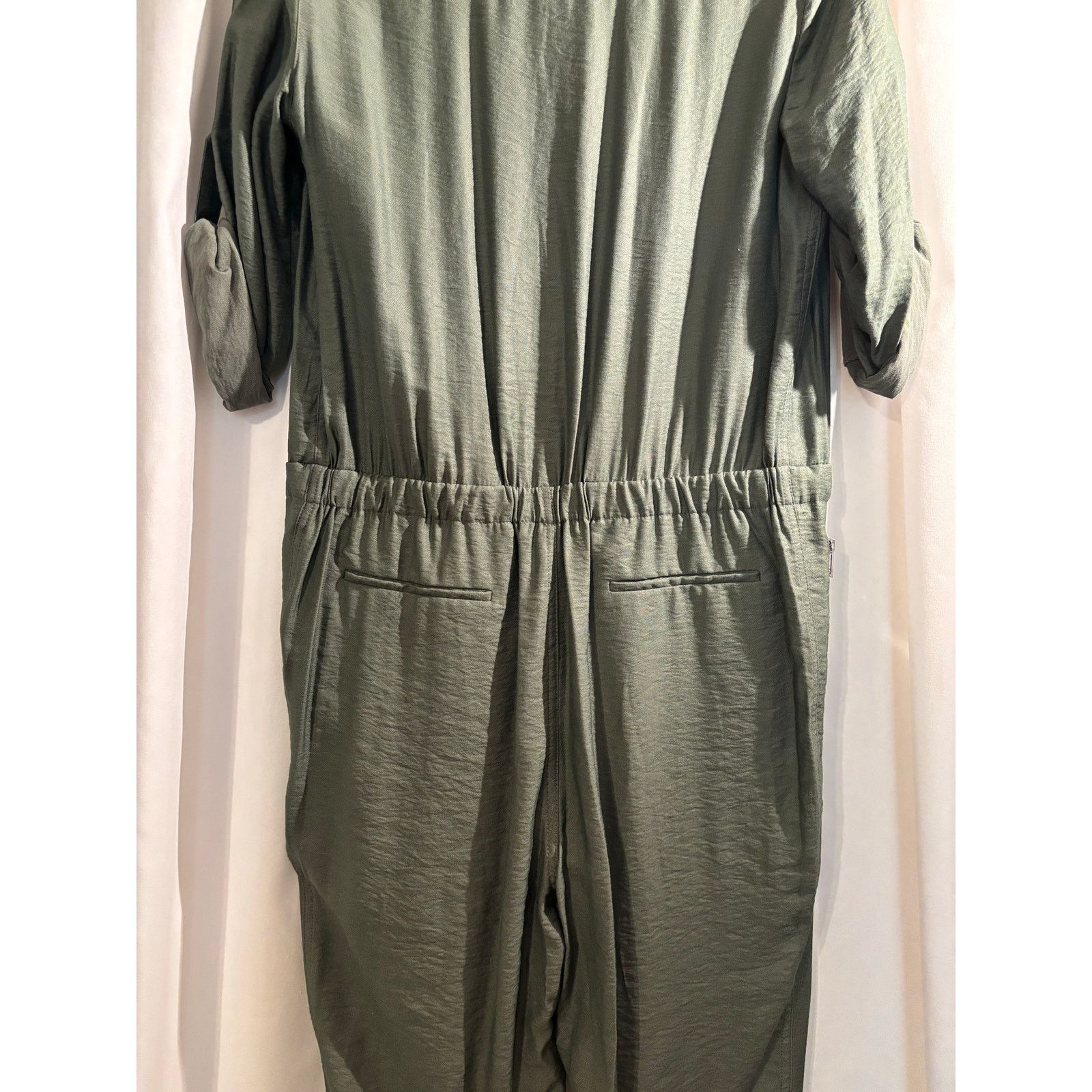 DKNY DKNY Size 4 NWT Olive Green Jumpsuit Size 27" / US 4 / IT 40 - 8 Thumbnail
