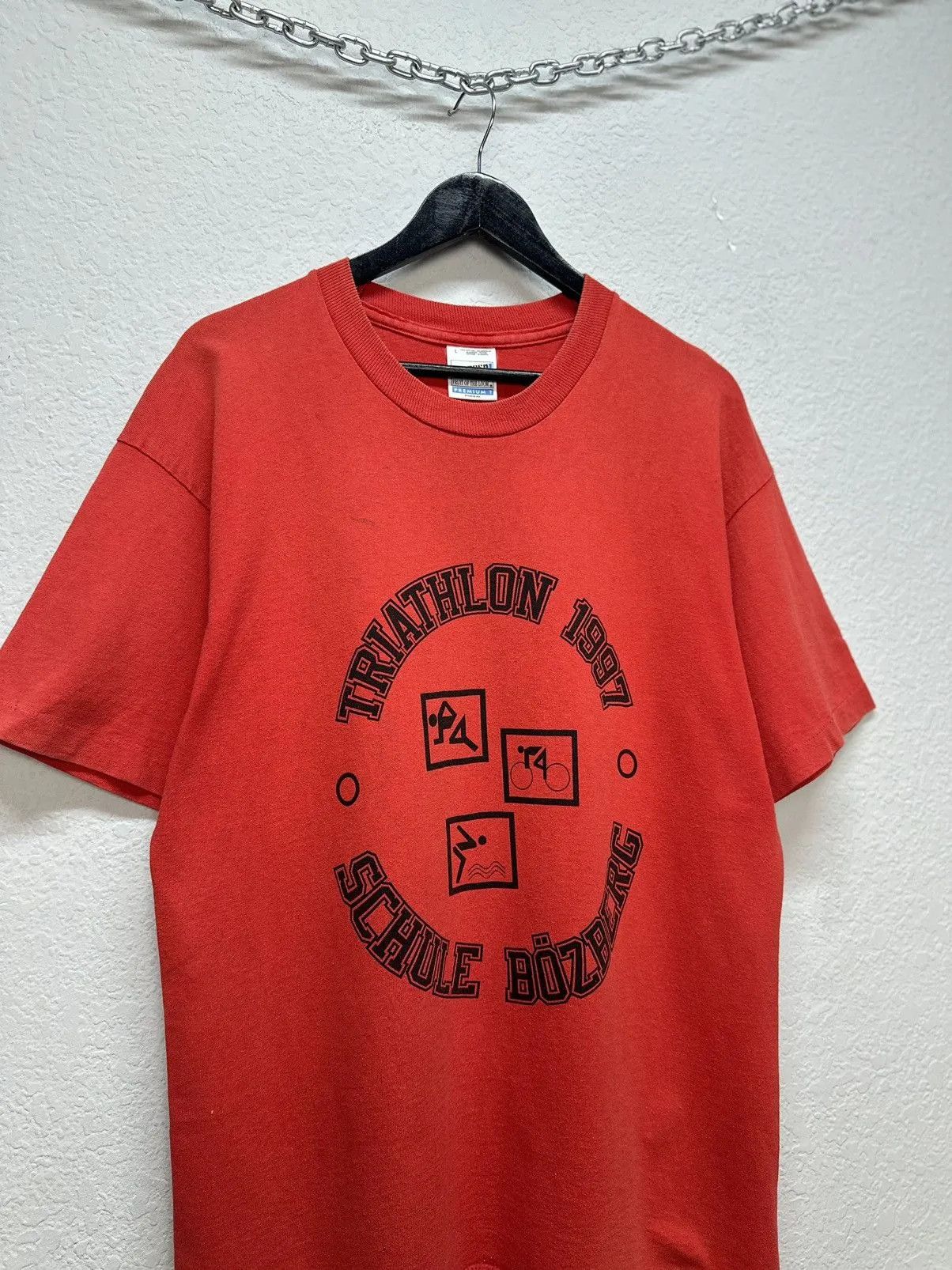 Other Vintage Ironman Europe 1997 Triathlon VTG Jersey Size US L / EU 52-54 / 3 - 4 Thumbnail