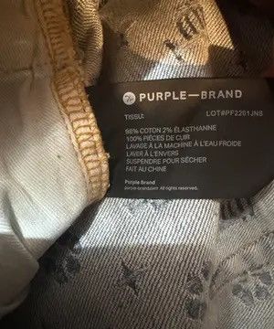 Purple Brand Purple Brand Jeans- P001 Holographic Earth Jacquard Mono Size US 32 / EU 48 - 11 Thumbnail
