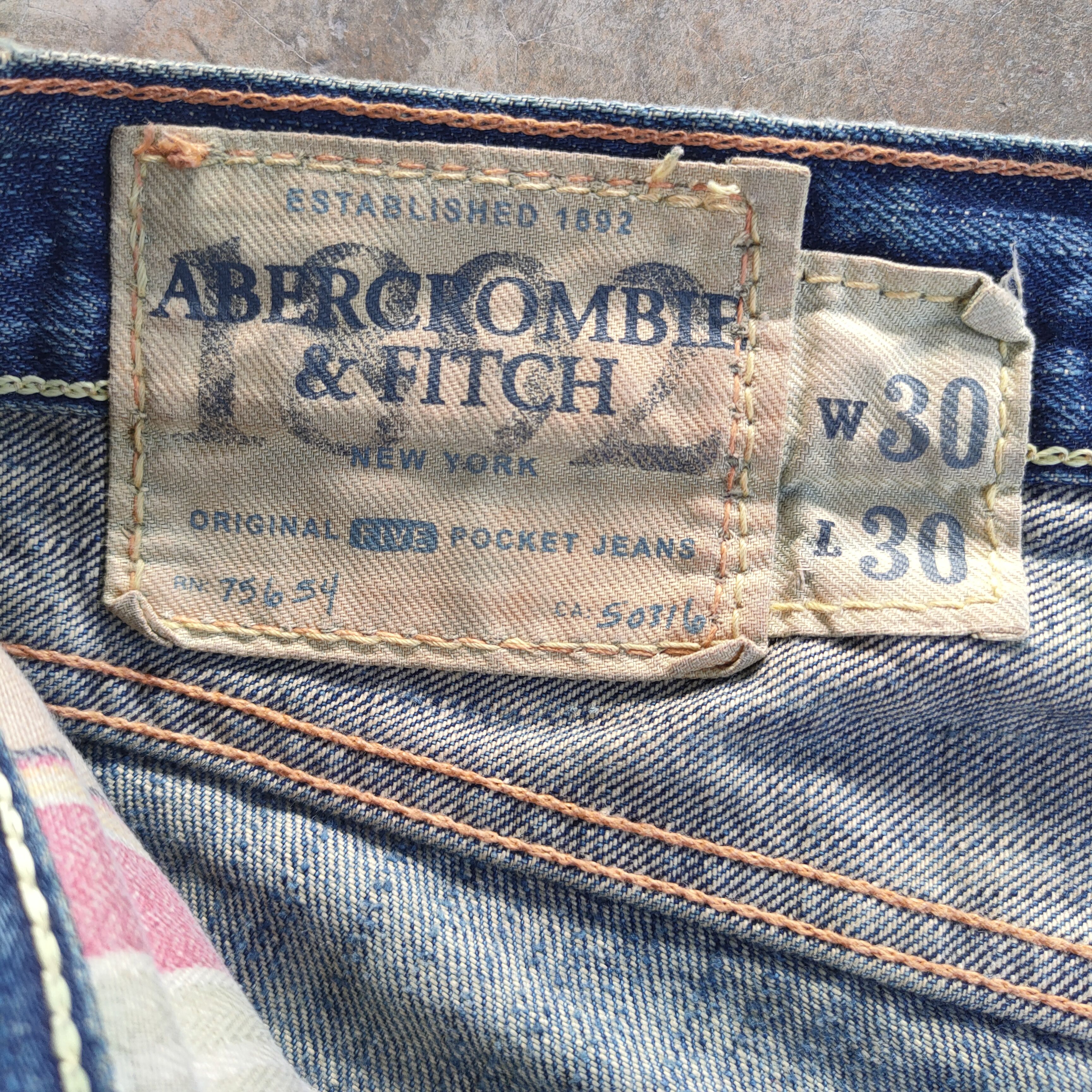 Abercrombie & Fitch VINTAGE ABERCROMBIE FLARE RUSTY FADED JEANS DENIM PANTS Size US 34 / EU 50 - 9 Thumbnail