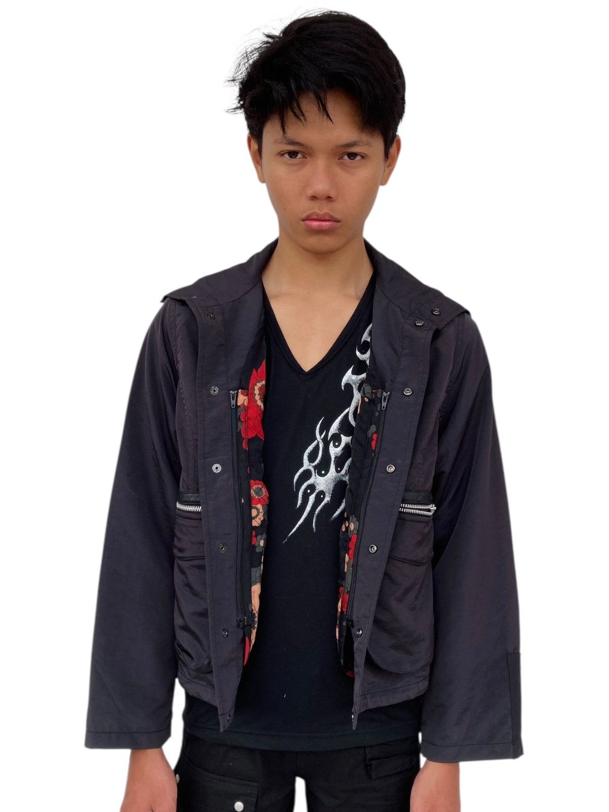 14th Addiction 1990s Of Du Tee - Floral Fleece Liner Jacket Size US M / EU 48-50 / 2 - 4 Thumbnail