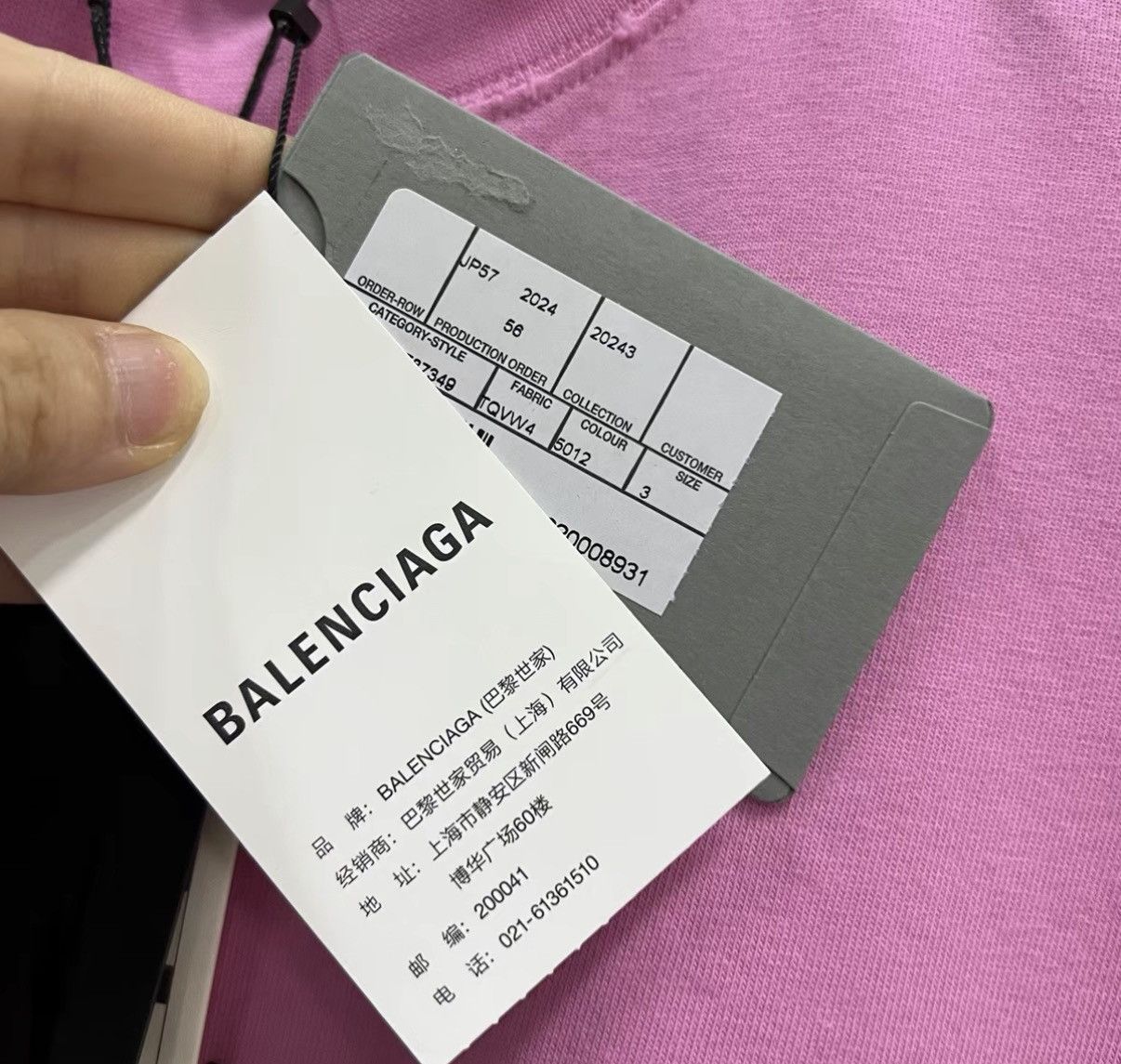 Balenciaga Balenciaga Pink Letter Logo Printed T-shirt J41 Size M / US 6-8 / IT 42-44 - 5 Thumbnail