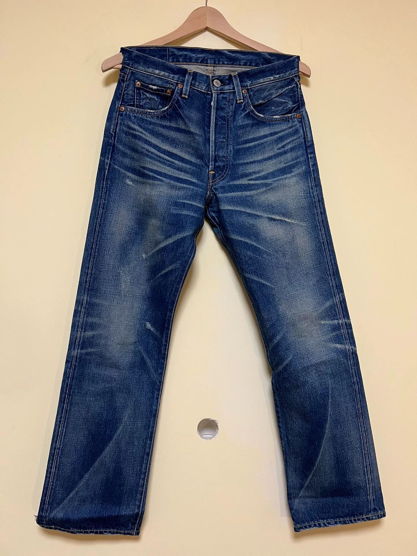 Levi's Vintage Clothing Levi's LVC Jeans with Vintage Features Size US 31 - 1 Thumbnail