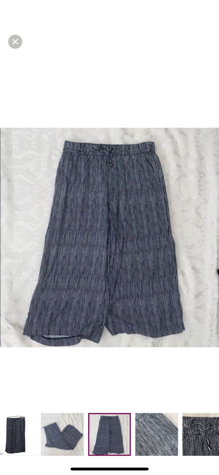 Cynthia Rowley Cynthia rowley medium pinstripe cropped pants Size 30" / US 8 / IT 44 - 3 Thumbnail