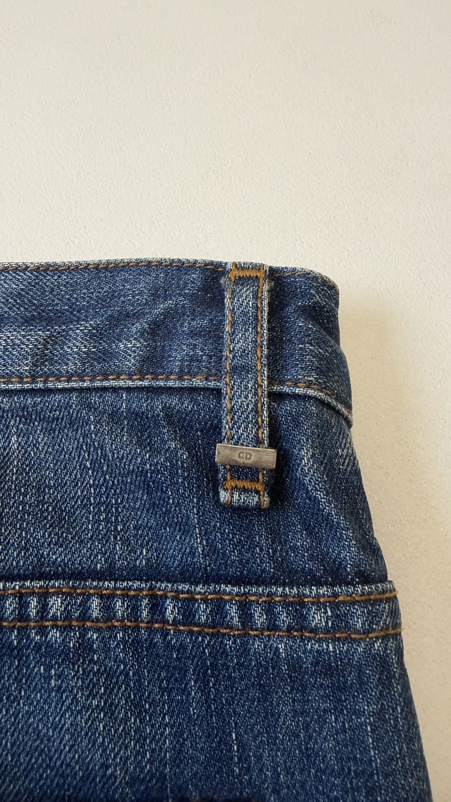 Dior S/S 03 21cm Blue MIJ Clawmark Jeans Size US 30 / EU 46 - 18 Thumbnail