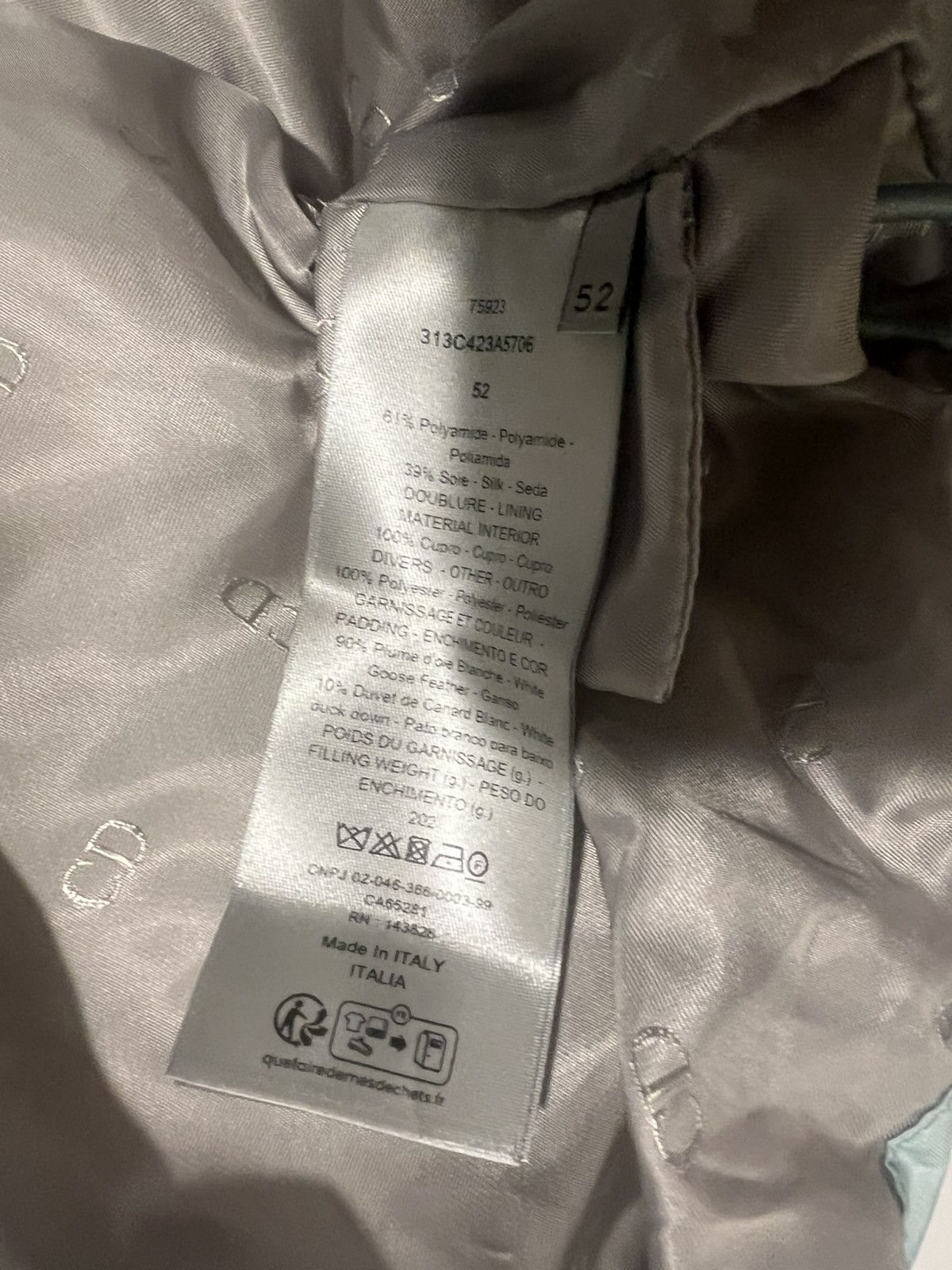 Dior Dior mens puffer jacket. 52/XL. $5600 Size US L / EU 52-54 / 3 - 5 Thumbnail