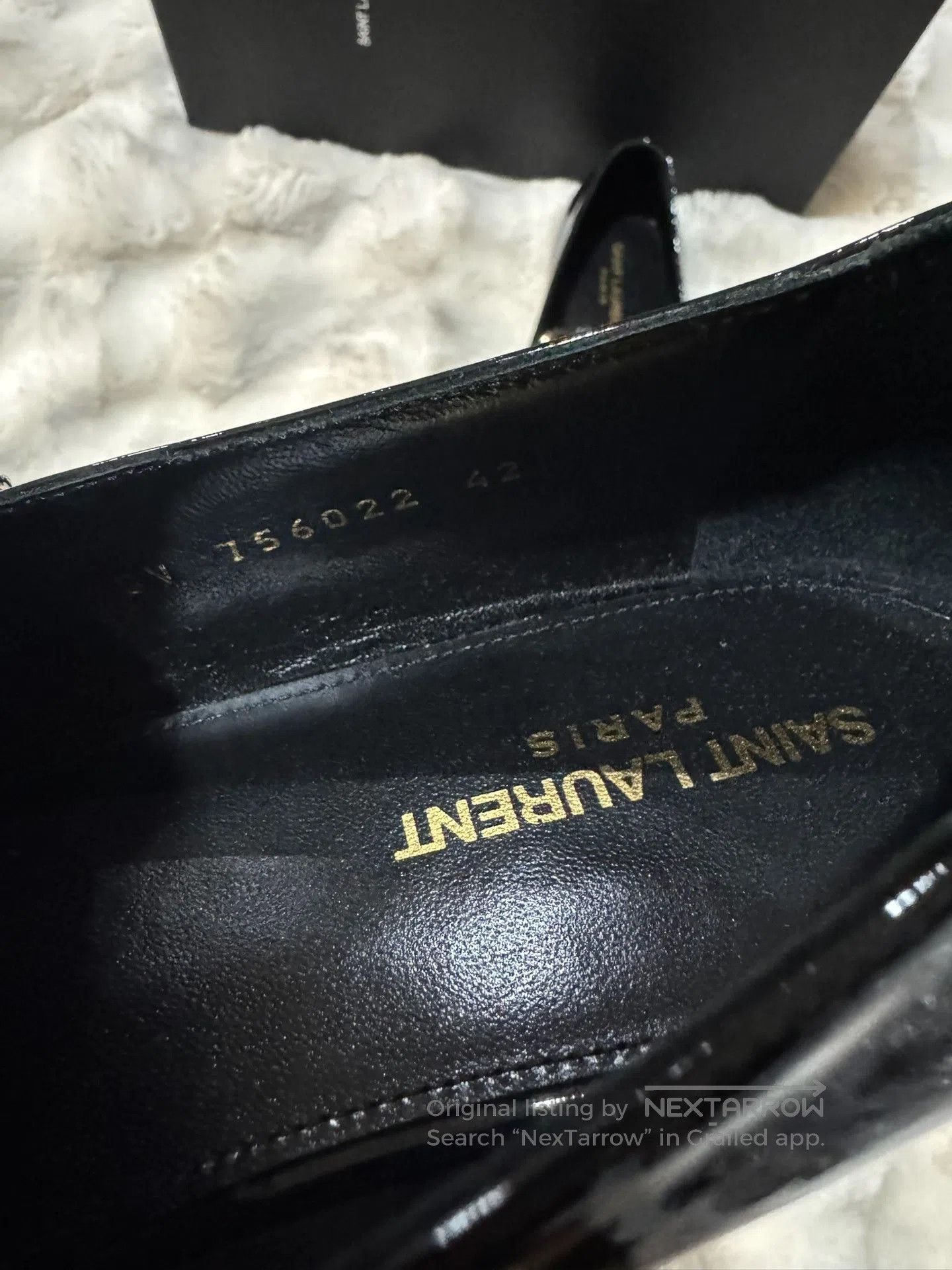 Saint Laurent Paris Saint Laurent SLP Square Buckle Loafers. Size US 9 / EU 42 - 5 Thumbnail
