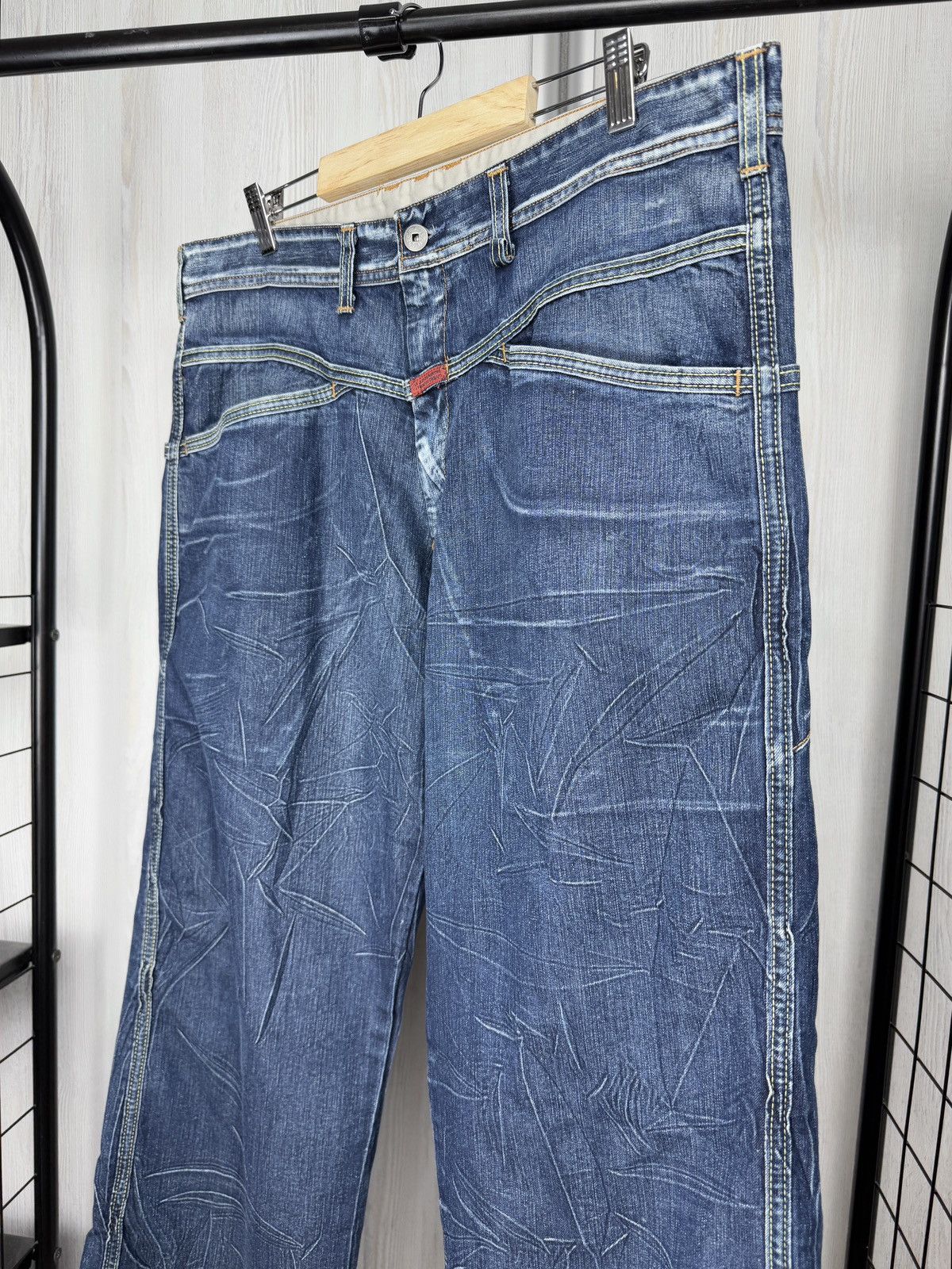 Marithe + Francois Girbaud Marithe Francois Girbaud vintage sk8 rap baggy denim jeans Size US 38 / EU 54 - 6 Thumbnail