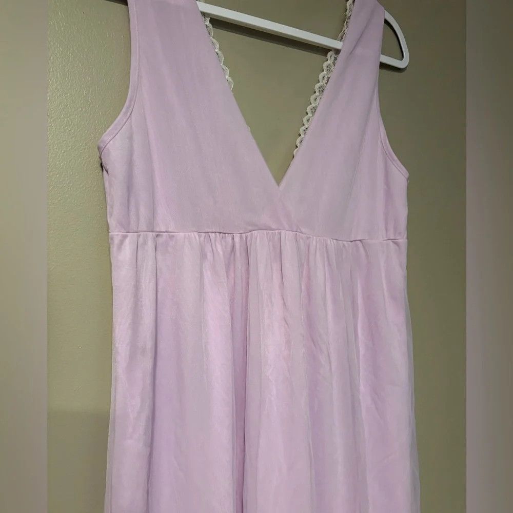 Vintage vintage floor length sheer lace trim princess slip dress Size M / US 6-8 / IT 42-44 - 3 Thumbnail