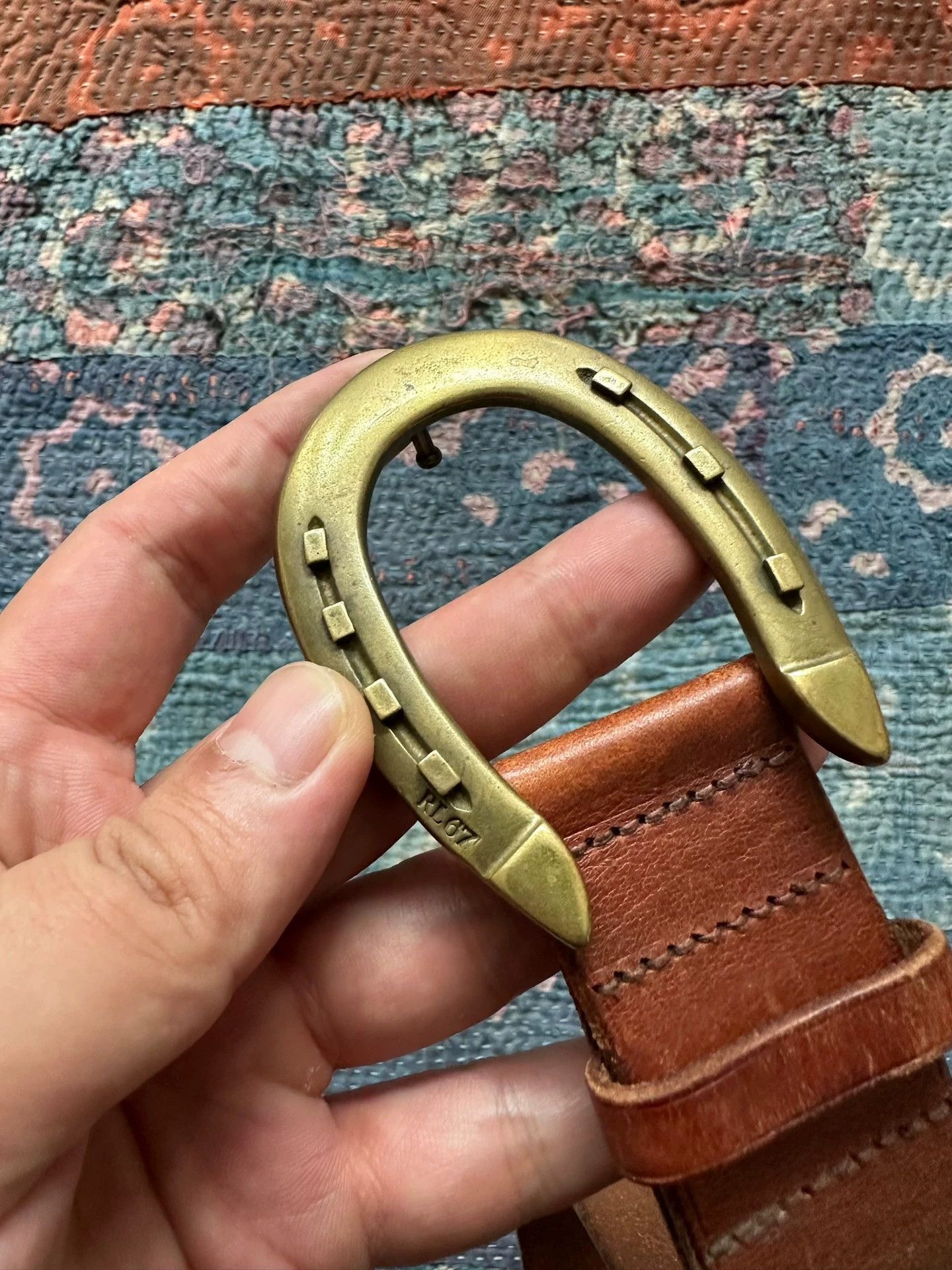 Polo Ralph Lauren Polo Ralph Lauren RRL Horsebit Belt M Size ONE SIZE - 3 Thumbnail