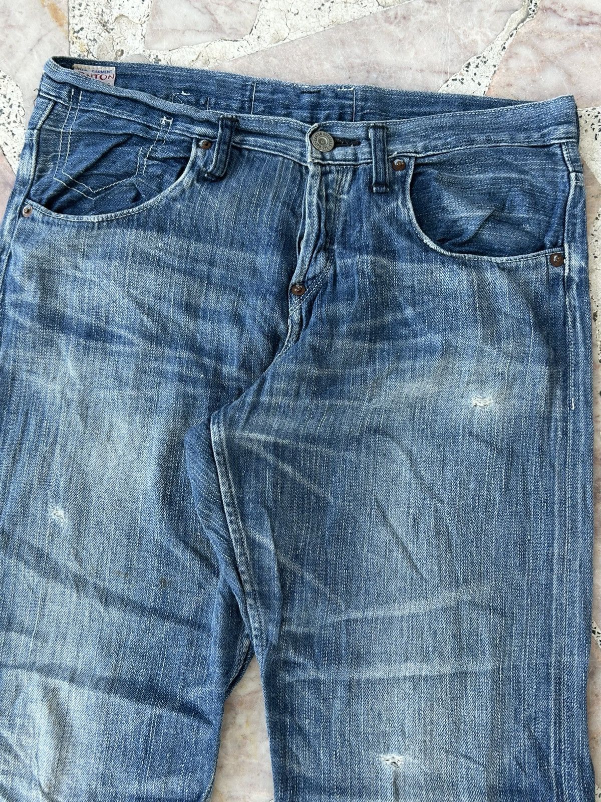 Japanese Brand Canton Sanforized Selvedge Denim Japan Size US 28 / EU 44 - 4 Thumbnail