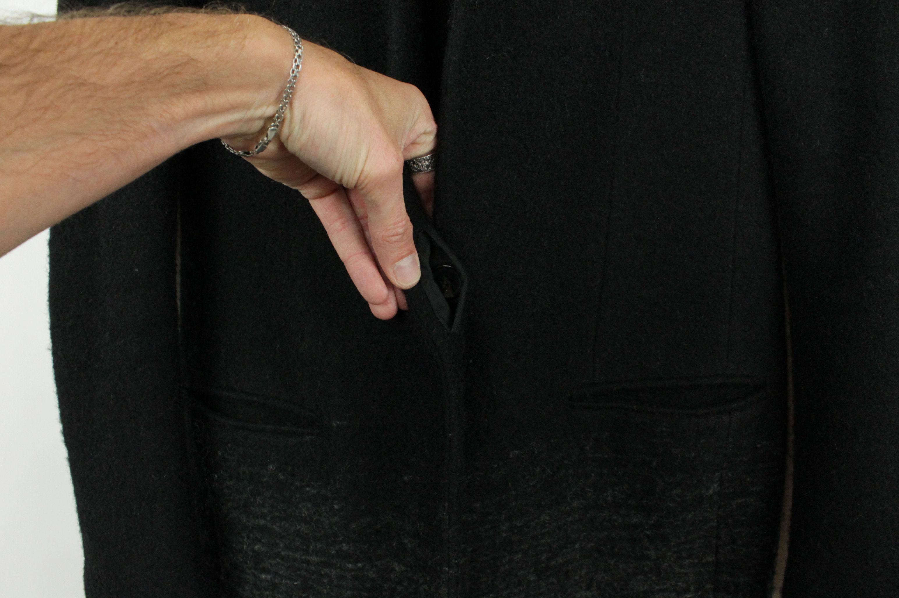 Allsaints AllSaints Jaiya Coat Black Grey Ombre Coat Size 6 Size M / US 6-8 / IT 42-44 - 9 Thumbnail