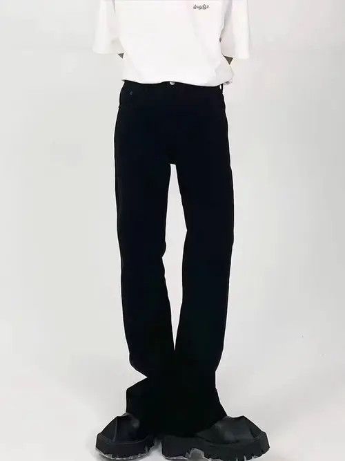 VIBE Washed nightfall black micro flare baggy jeans Size US 30 / EU 46 - 7 Thumbnail