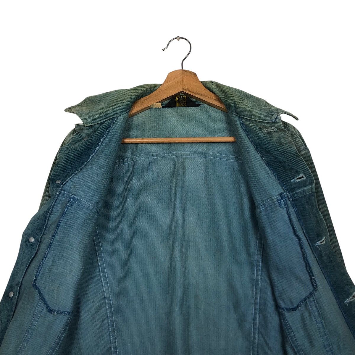 Vintage 📌Vintage Trucker Chore Corduroy Jacket Wrangler Usa Size US M / EU 48-50 / 2 - 16 Thumbnail