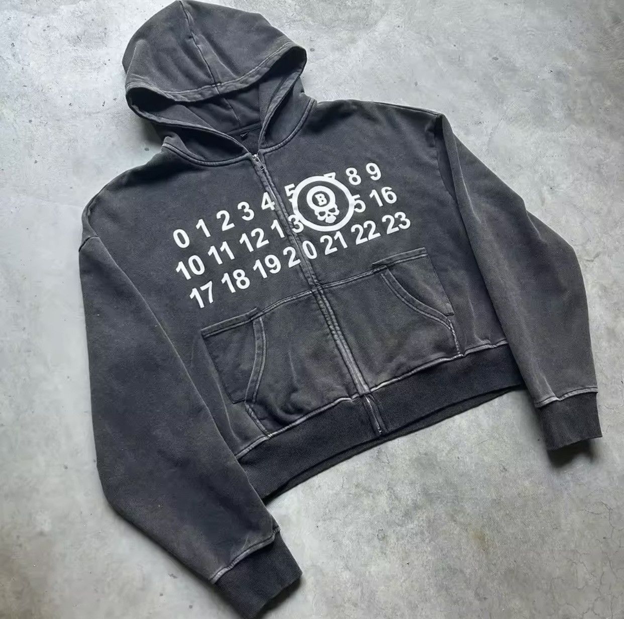 Vintage Y2k Zipper Cardigan Hoodie Streetwear Size US XL / EU 56 / 4 - 2 Thumbnail