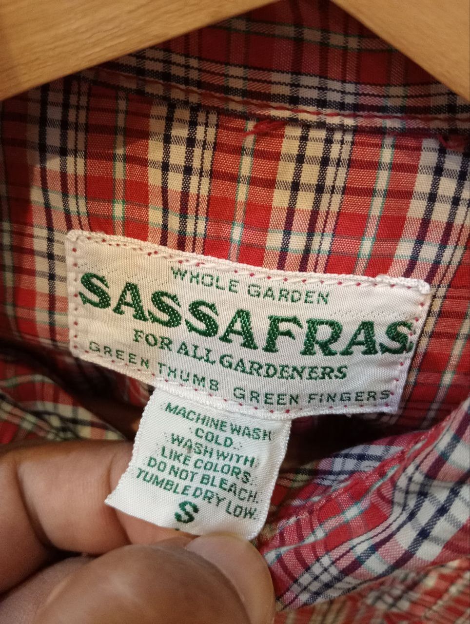 Sassafras SASSAFRAS JAPAN CHECKERED SHIRT Size US S / EU 44-46 / 1 - 3 Thumbnail