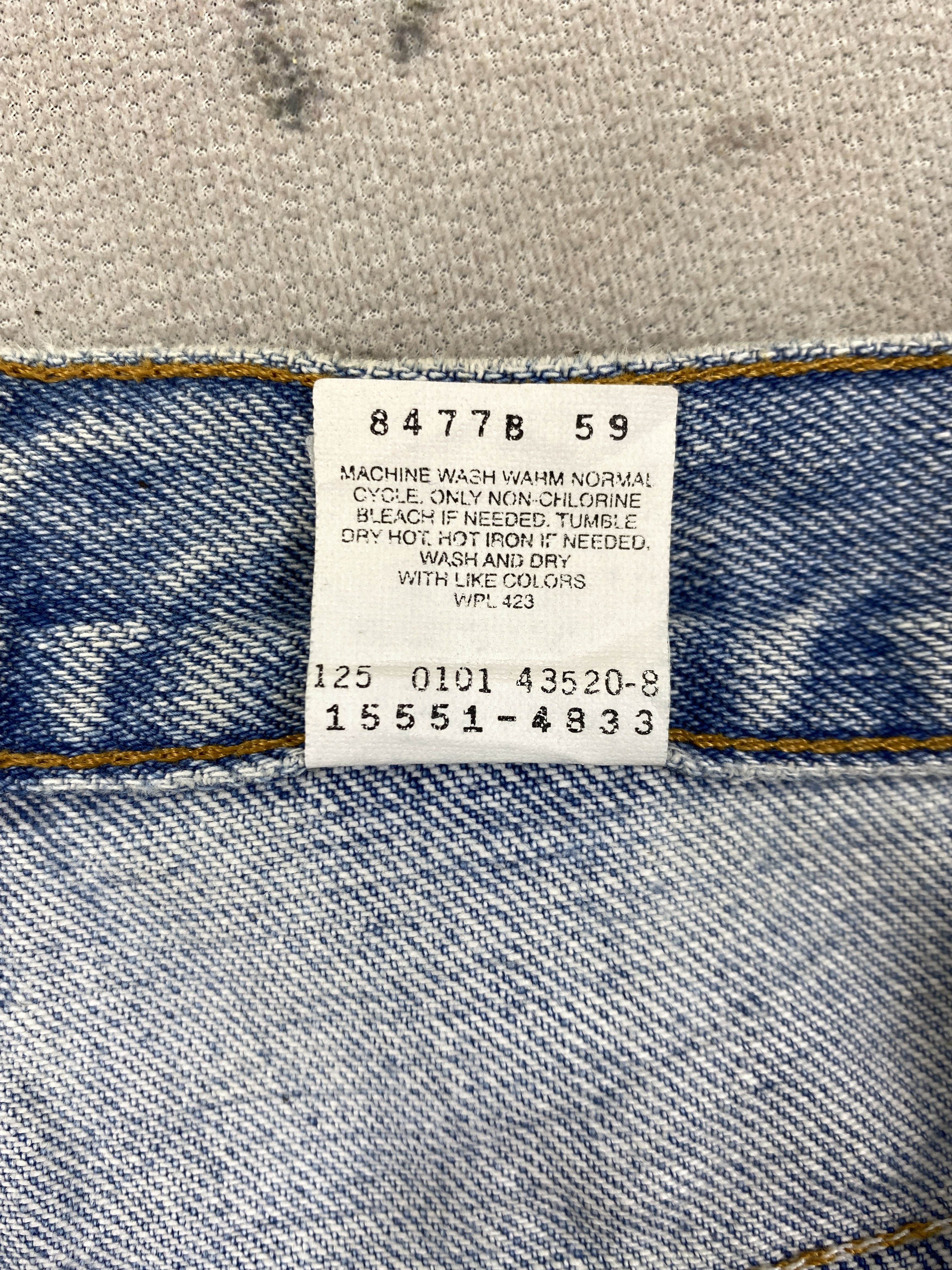 Levi's Mid Blue Vintage Levi's 550 Jeans 36x30.5 Denim -SJ039 Size US 36 / EU 52 - 10 Thumbnail