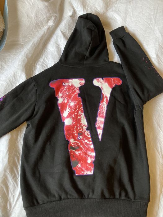 Juice Wrld x Vlone Galaxy Hoodie Black