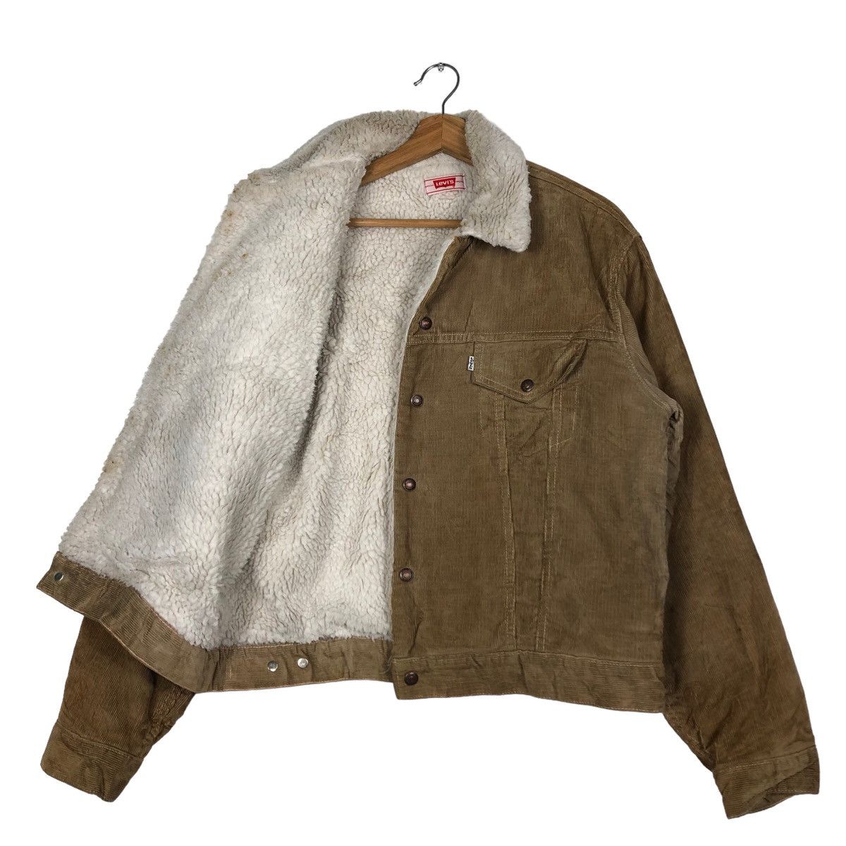 Levi's 🔥Vintage Cropped Biker Jacket Levi’s America Corduroy Size US M / EU 48-50 / 2 - 11 Thumbnail