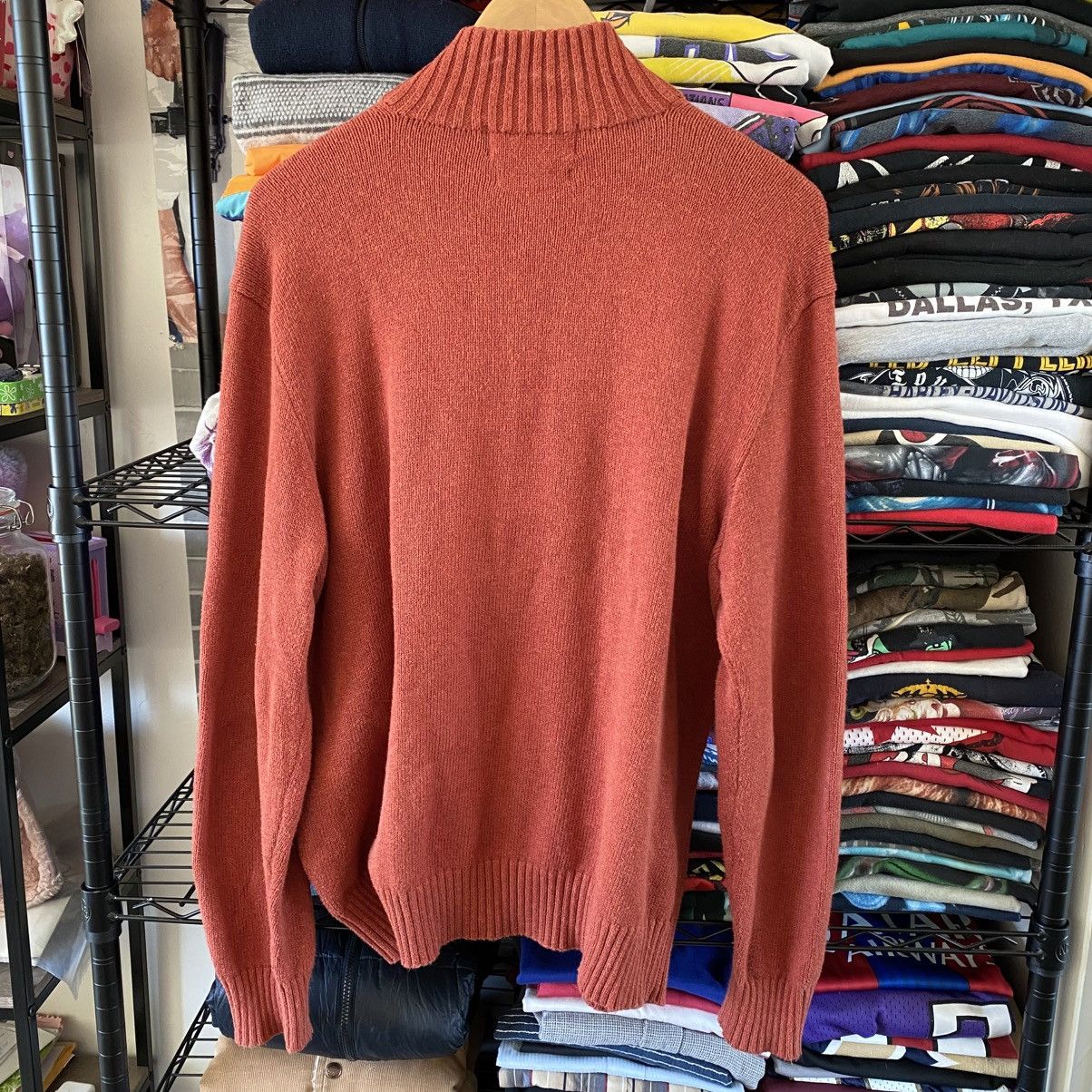 Polo Ralph Lauren Vintage Polo Ralph Lauren Mock Neck Sweater Pullover Orange Size US XL / EU 56 / 4 - 5 Thumbnail