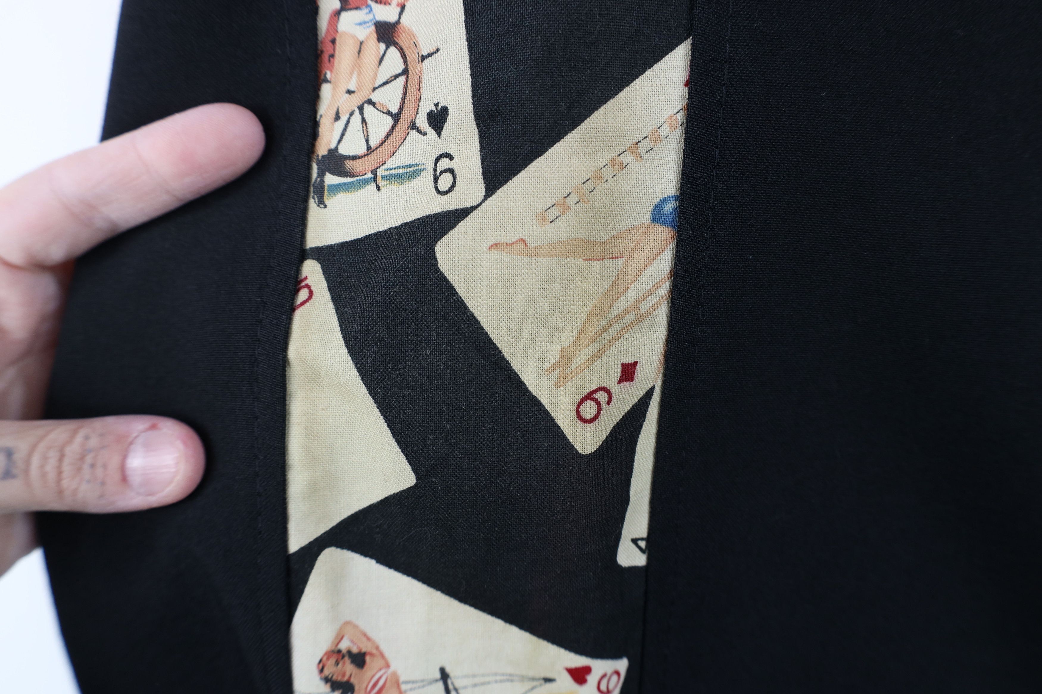 Vintage Vintage 90s Rockabilly Poker Casino Camp Button Shirt USA Size US XL / EU 56 / 4 - 5 Thumbnail