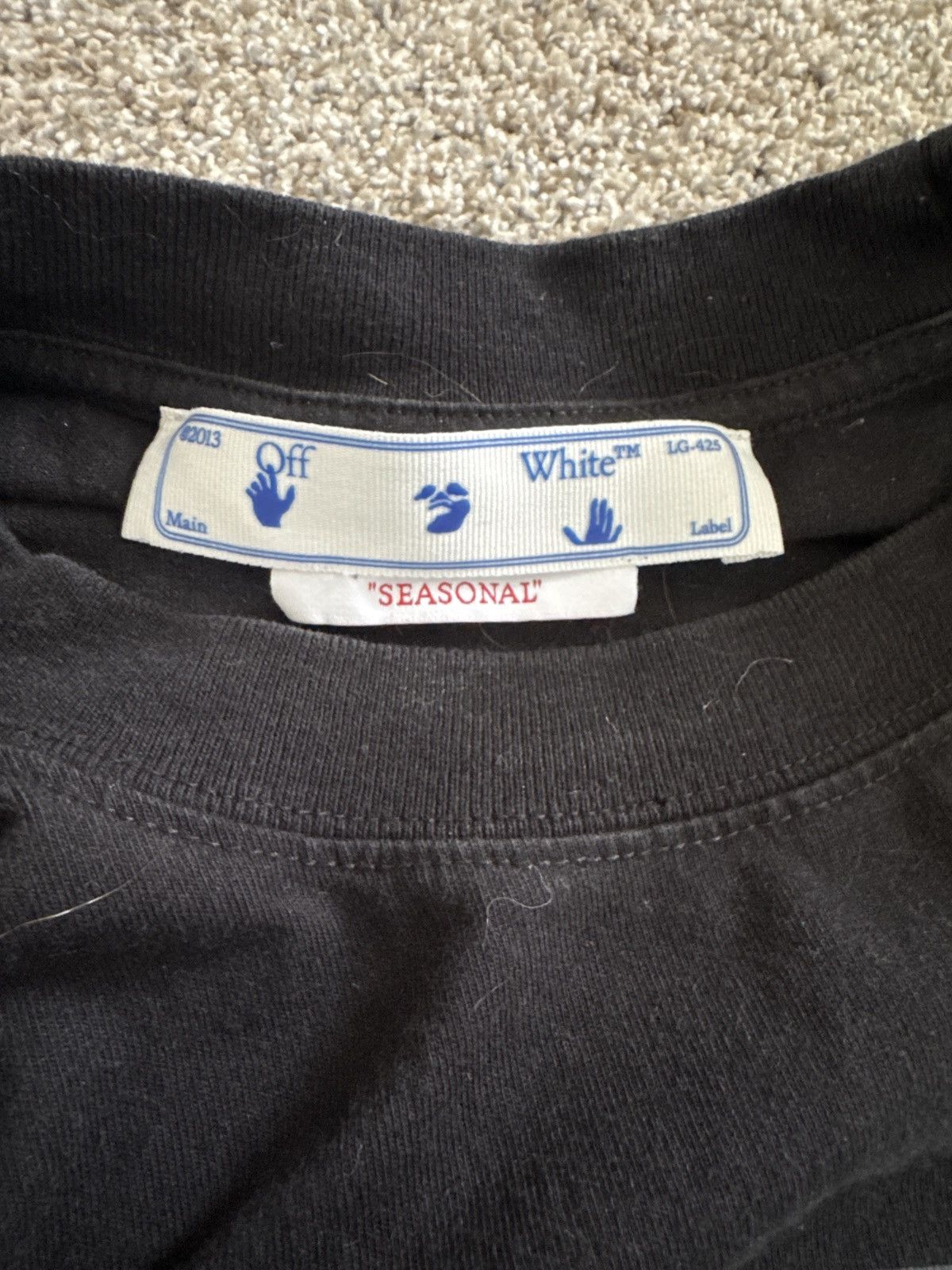 Off-White Off White Thunder T Shirt Size US XL / EU 56 / 4 - 3 Thumbnail