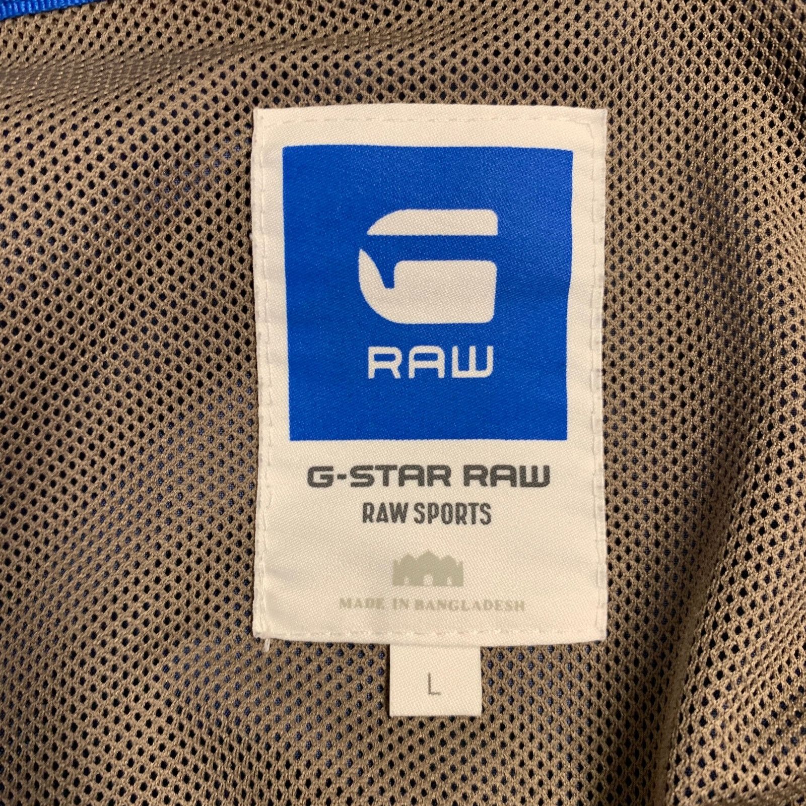 Other G-STAR Blue Grey Two Toned Polyester Mesh Zip Up Track Size US L / EU 52-54 / 3 - 5 Thumbnail