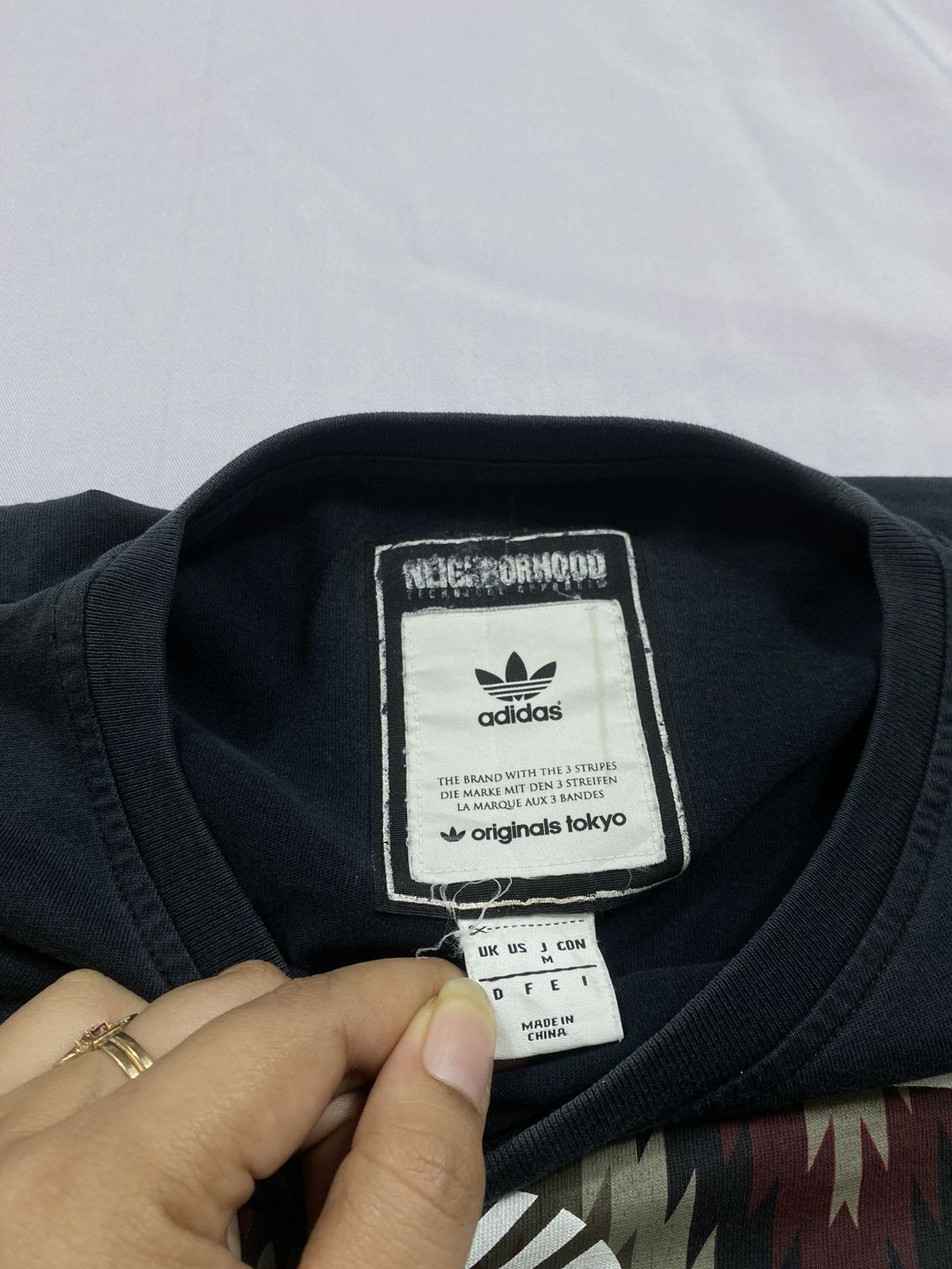 Adidas × Neighborhood Neighborhood X Adidas Camo skull tee lgb ifsix style Size US M / EU 48-50 / 2 - 4 Thumbnail