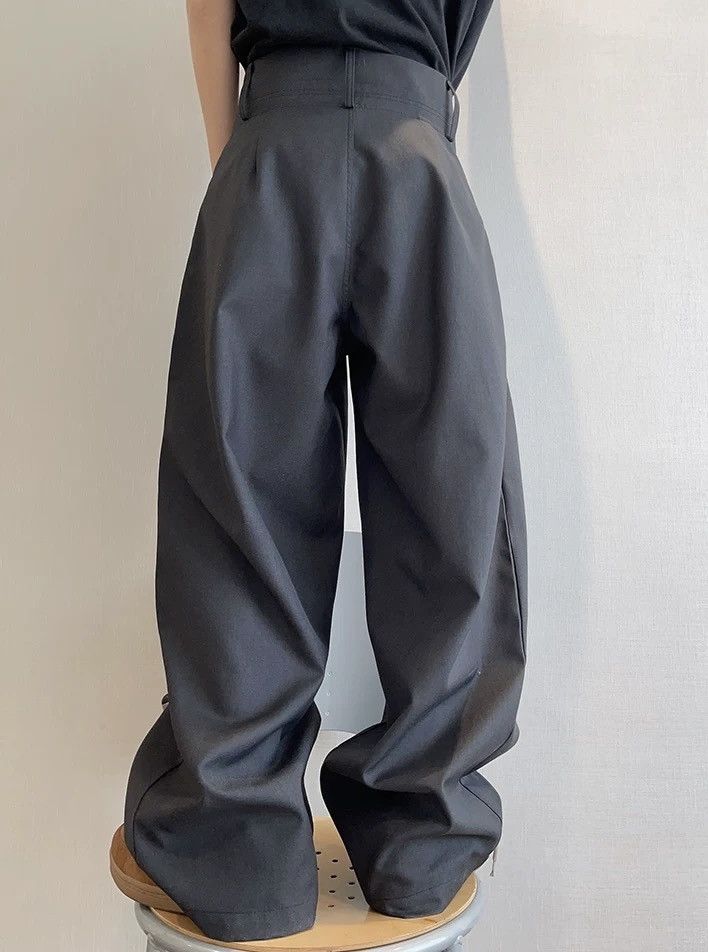 Japanese Brand × Vintage Cleanfit retro fashion pleated baggy pants Size US 34 / EU 50 - 4 Thumbnail