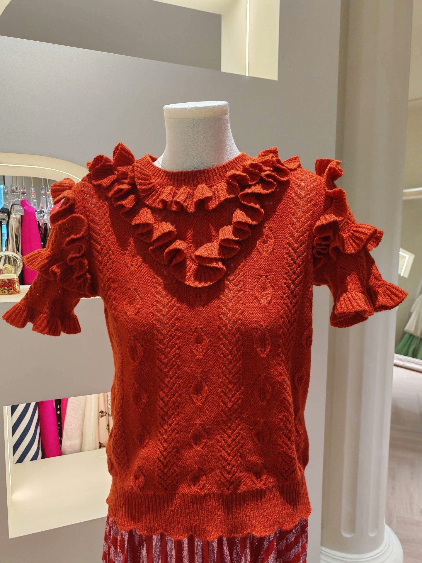 Gucci Gucci Knit Lace Sweater Size M / US 6-8 / IT 42-44 - 1 Thumbnail