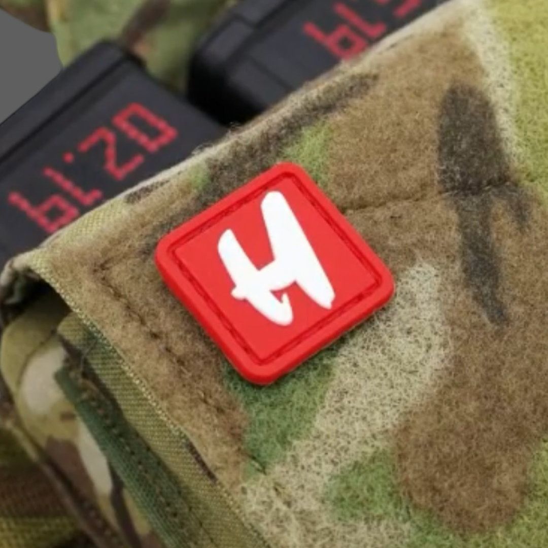 Other 999 Defense Red H Mart PVC Patch Rare 2021 Drop Size ONE SIZE - 2 Thumbnail