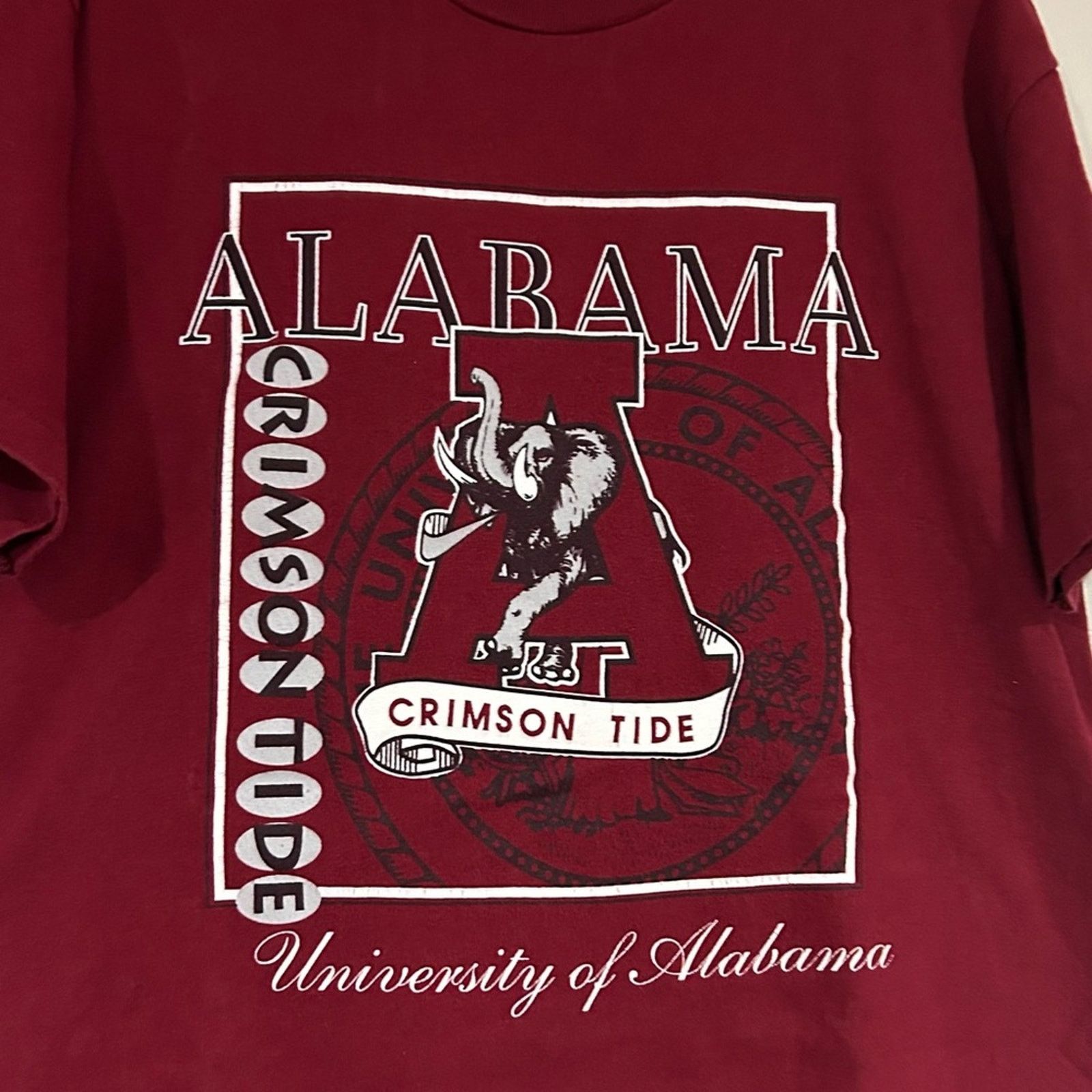 Hanes Vintage Alabama Crimson Tide Shirt Size US L / EU 52-54 / 3 - 2 Thumbnail