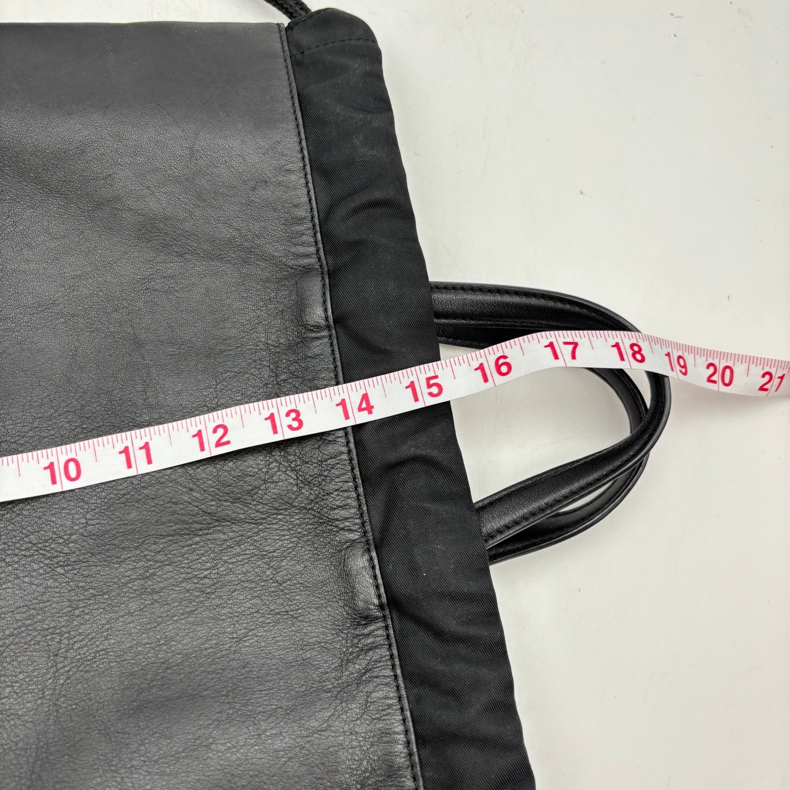 Gucci Gucci "Real" Drawstring Backpack Leather 14.5x15.5 Size ONE SIZE - 8 Thumbnail