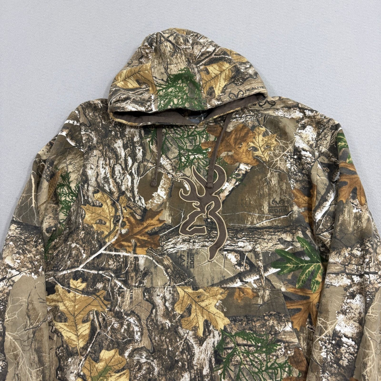 Cabelas Vintage Browning Camo Hoodie Mens Extra Large Camouflage Size US XL / EU 56 / 4 - 2 Thumbnail