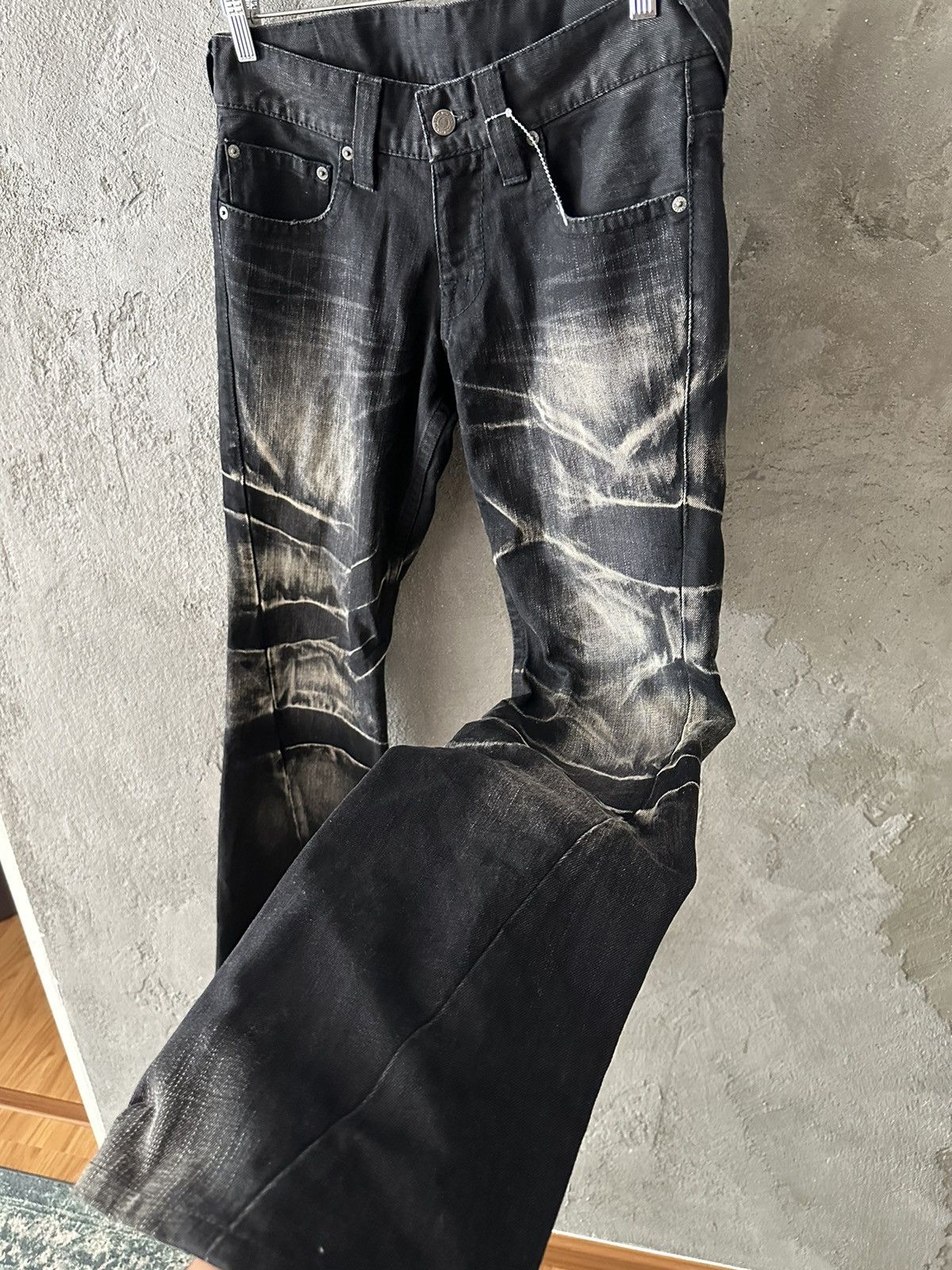 Tornado Mart 2000-Tornado Mart Japan Super Flared Jeans Size US 31 - 24 Thumbnail