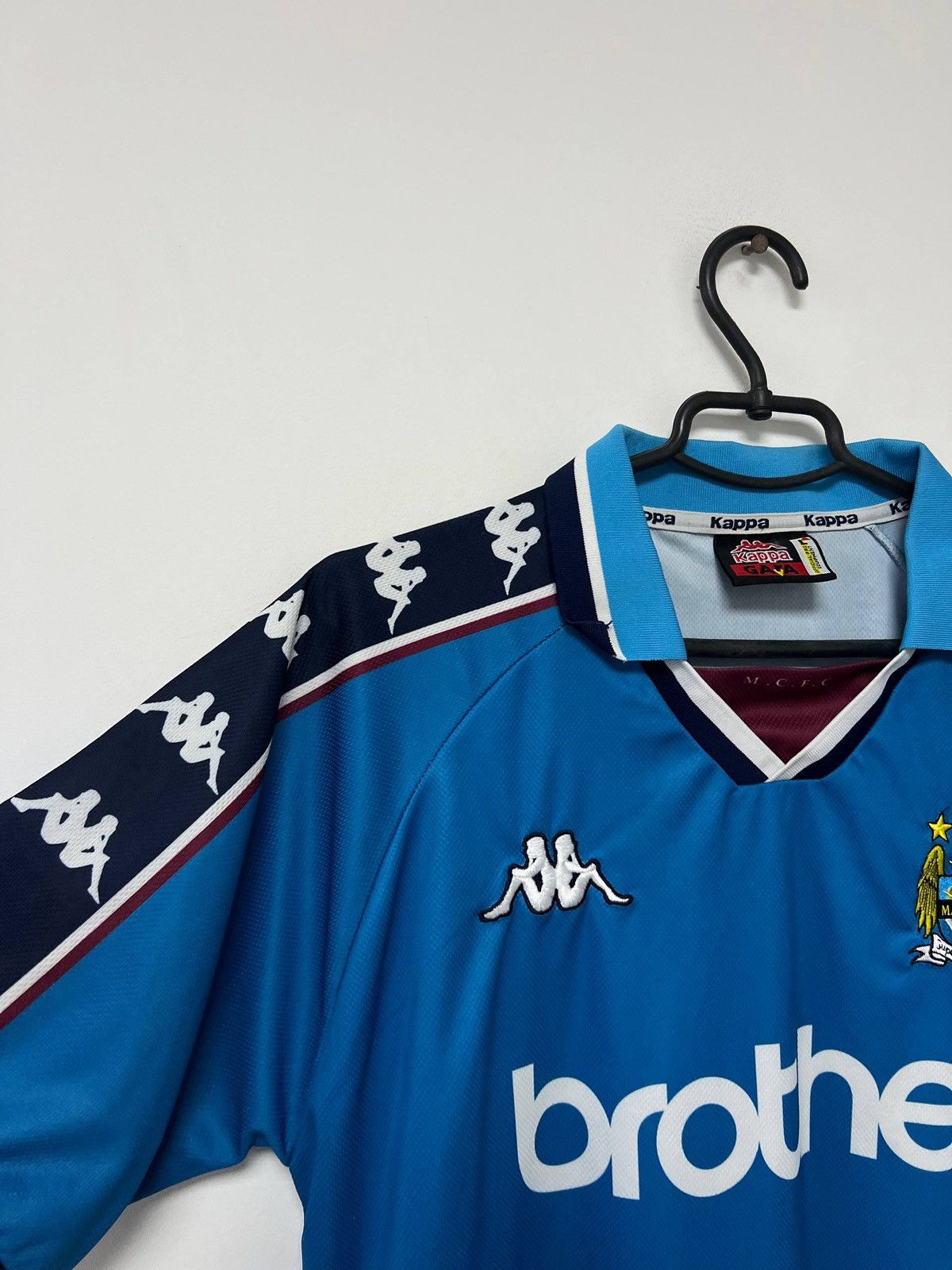 Kappa Vintage Manchester City 1997 1998 1999 Football Shirt L Size US L / EU 52-54 / 3 - 3 Thumbnail