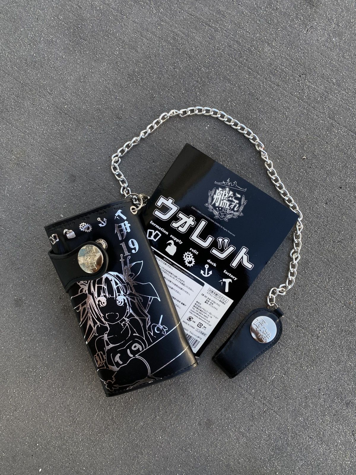 Anime Kantai Collection KanColle I-19 Chain Leather Wallet Anime Size ONE SIZE - 6 Thumbnail