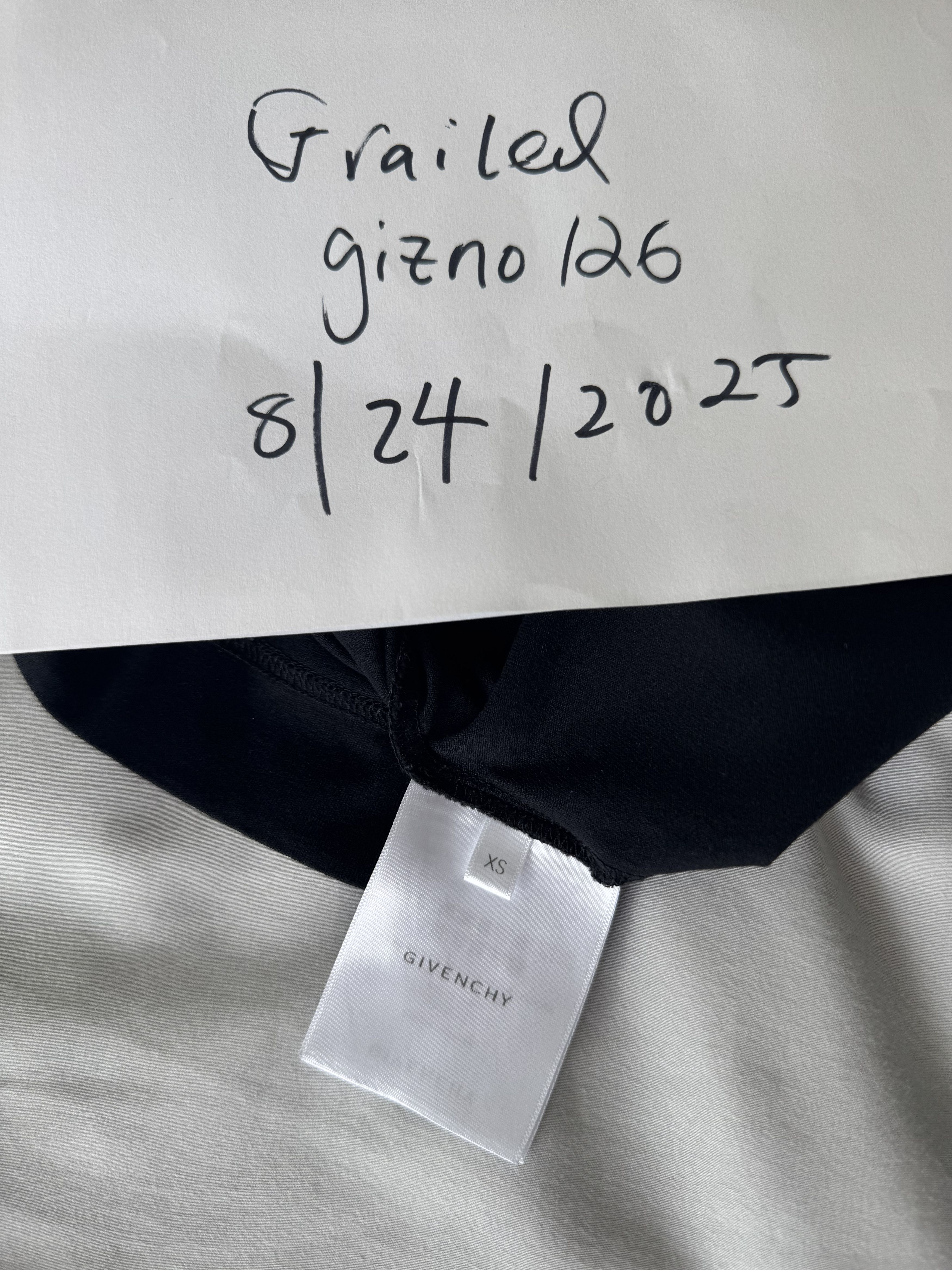 Givenchy Givenchy Jersey T-Shirt 4G Embroidery Size US XS / EU 42 / 0 - 9 Thumbnail