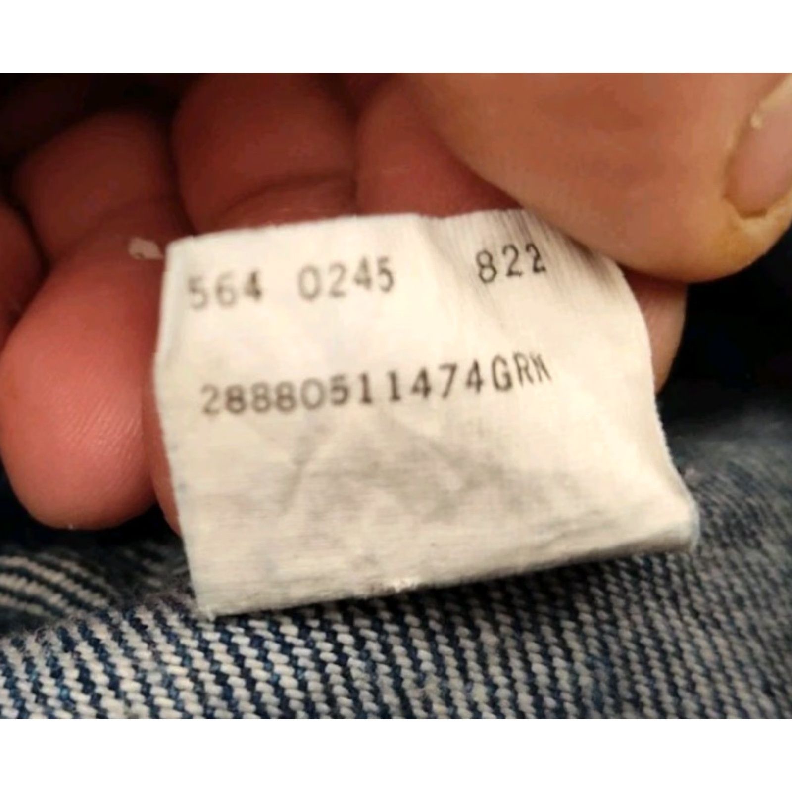 Lee VINTAGE Lee Riders Denim Jacket Womens Size 16 Blue 80s Biker Grunge USA Made Size 38" / US 16 / IT 52 - 5 Thumbnail