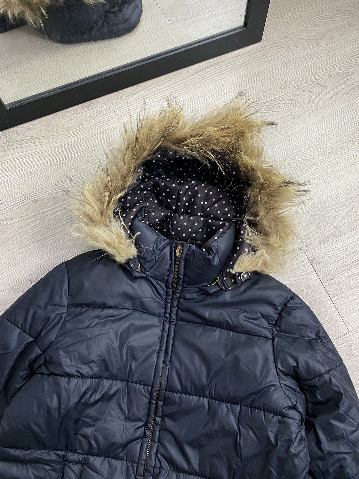 If Six Was Nine × Japanese Brand × Le Grande Bleu (L.G.B.) 2000s LDS reversible polkadot faux fur lgb style jacket Size US S / EU 44-46 / 1 - 3 Thumbnail