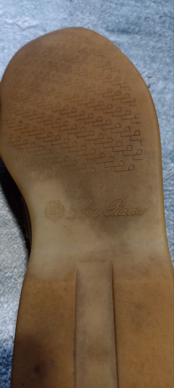 Loro Piana Loro Piana Beige Suede Summer Charms Walk Slip On Loafers Size US 9 / IT 39 - 11 Thumbnail