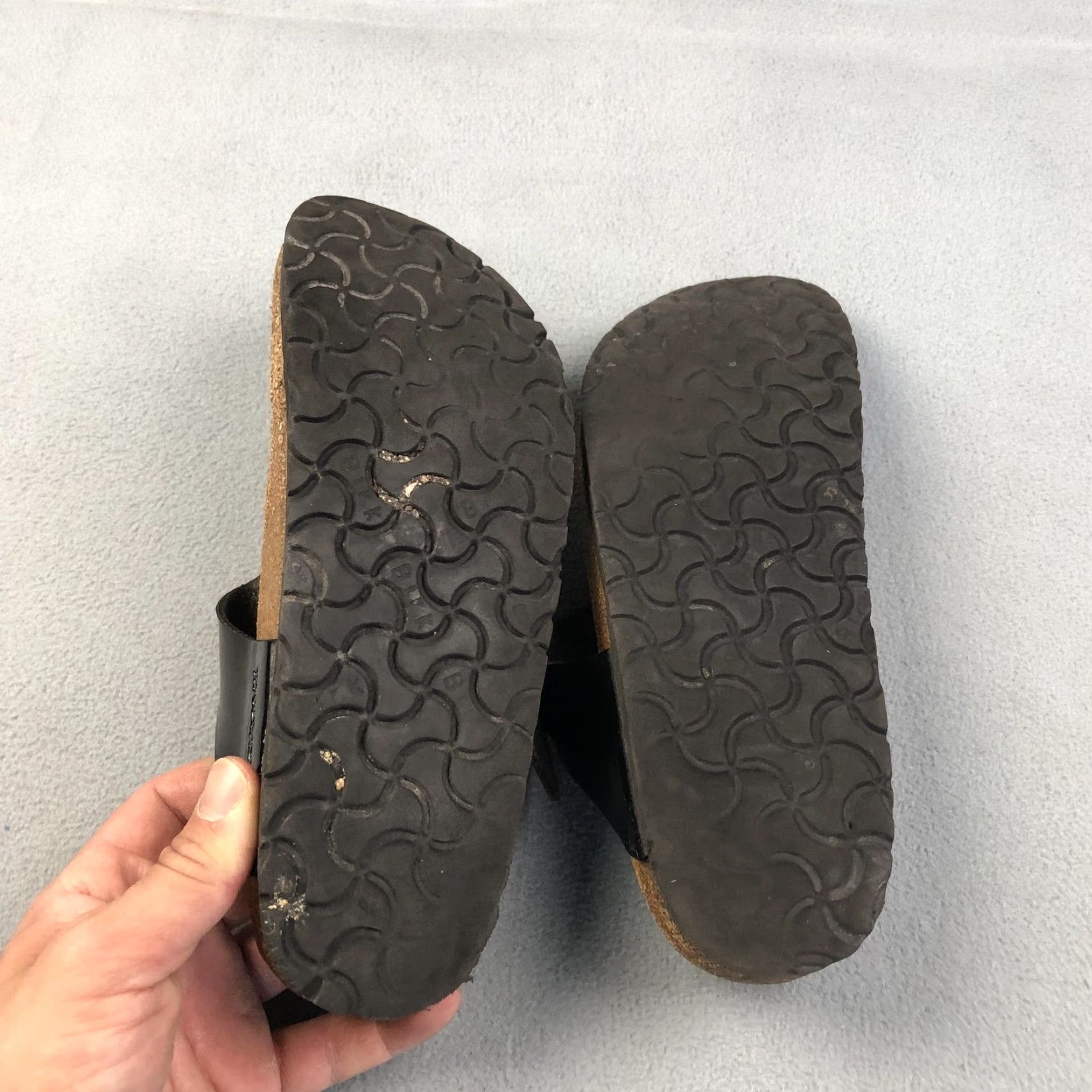 Birkenstock Birkenstock Gizeh Sandals Womens Size 39 Leather Cork Footed Made In Germany Size US 8 / IT 38 - 7 Thumbnail