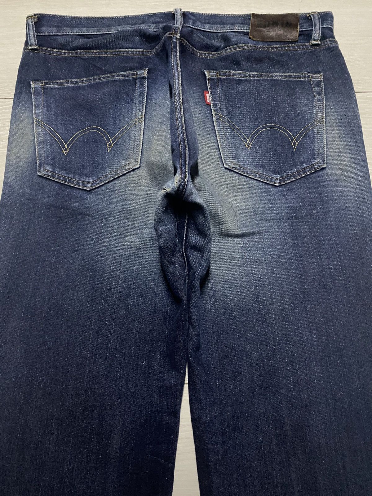 Edwin Vintage Japanese Brand Edwin 502 Mud Wash Distressed Jeans Size US 36 / EU 52 - 4 Thumbnail
