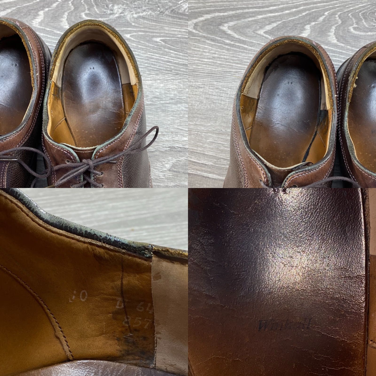 Allen Edmonds VINTAGE ALLEN EDMONDS Winhall 6448 Brown Cap Toe Oxford Leather Dress Shoes Size 10 D Mens Shoes Size ONE SIZE - 8 Thumbnail