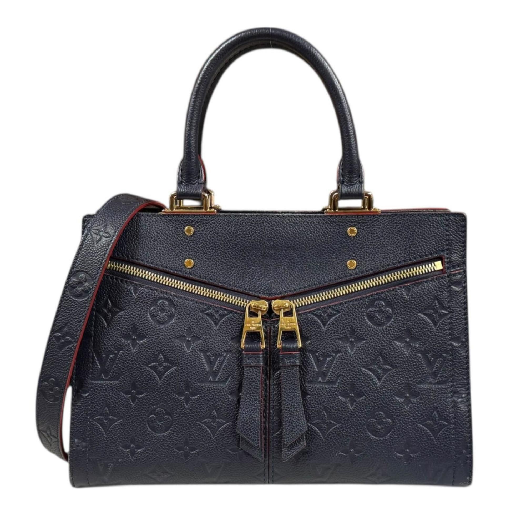 Louis Vuitton Louis Vuitton Three PM Monogram Empreinte Shoulder Bag, M54195, Navy, Women's, LOUIS VUITTON Size ONE SIZE - 1 Thumbnail
