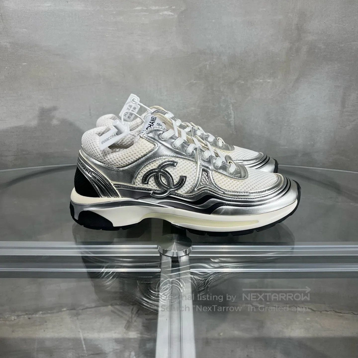 Chanel Chanel Silver Horn King shoes Size US 8 / IT 38 - 4 Thumbnail