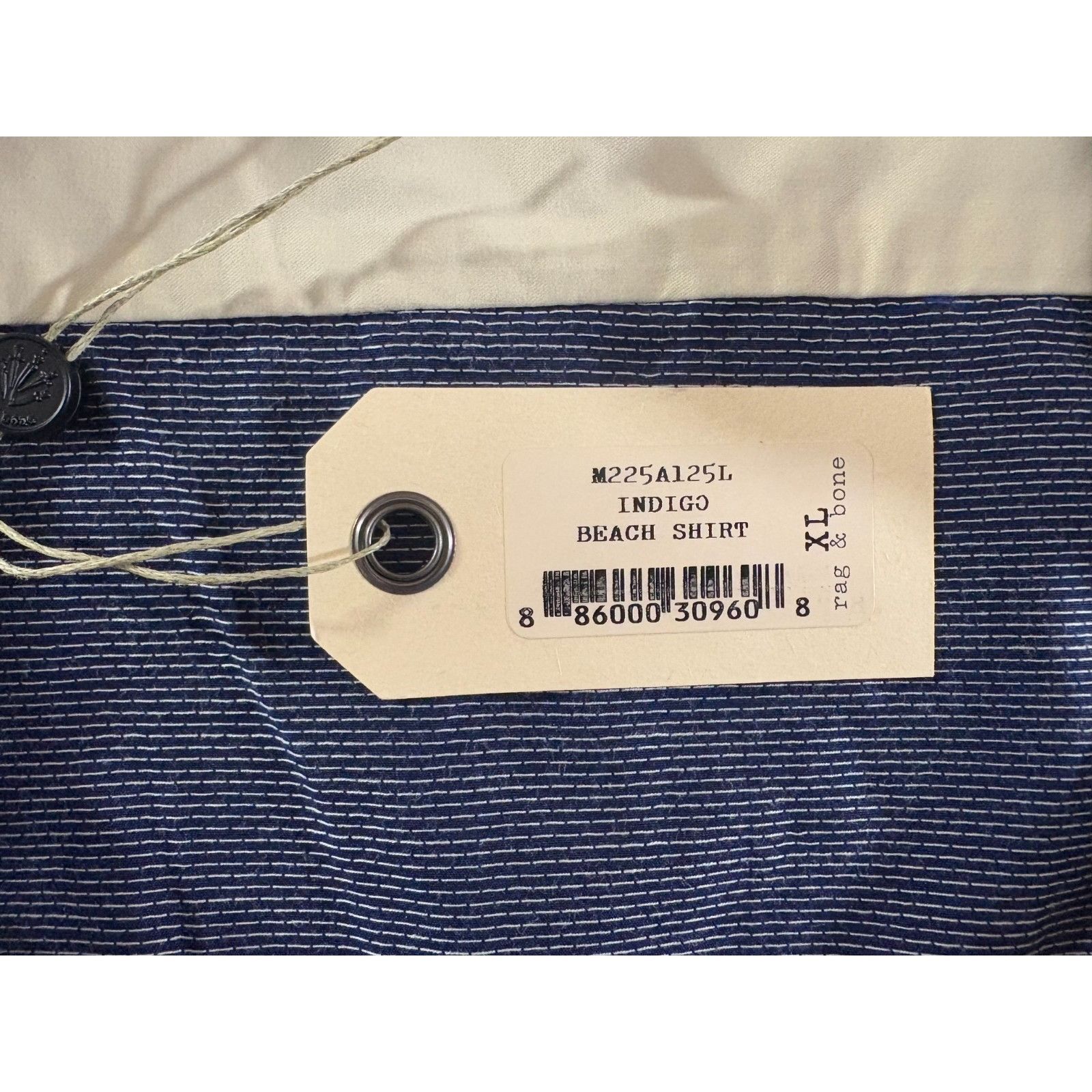 Rag & Bone RAG & BONE beach Shirt size XL color Indigo NWT made in USA Size US XL / EU 56 / 4 - 3 Thumbnail